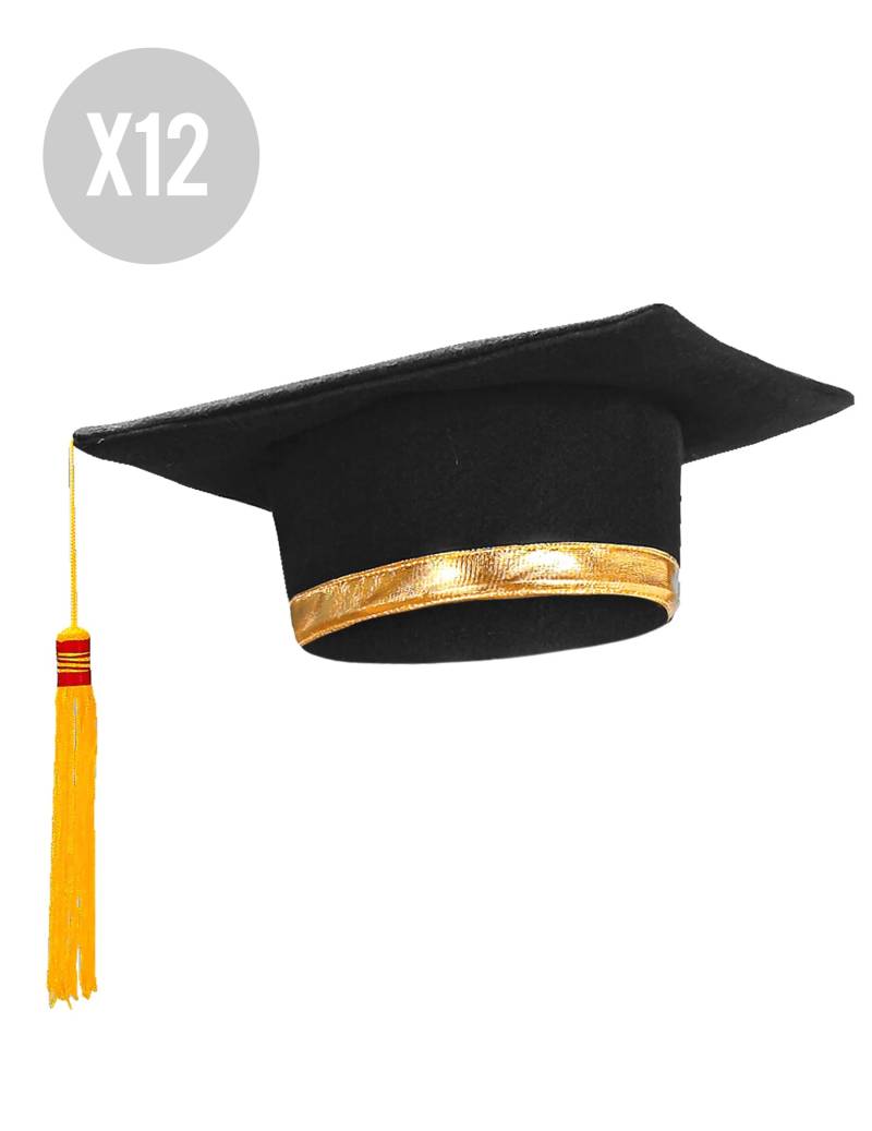 12 Absolventenhüte für Erwachsene 12 Absolventenhüte für Erwachsene von BCI