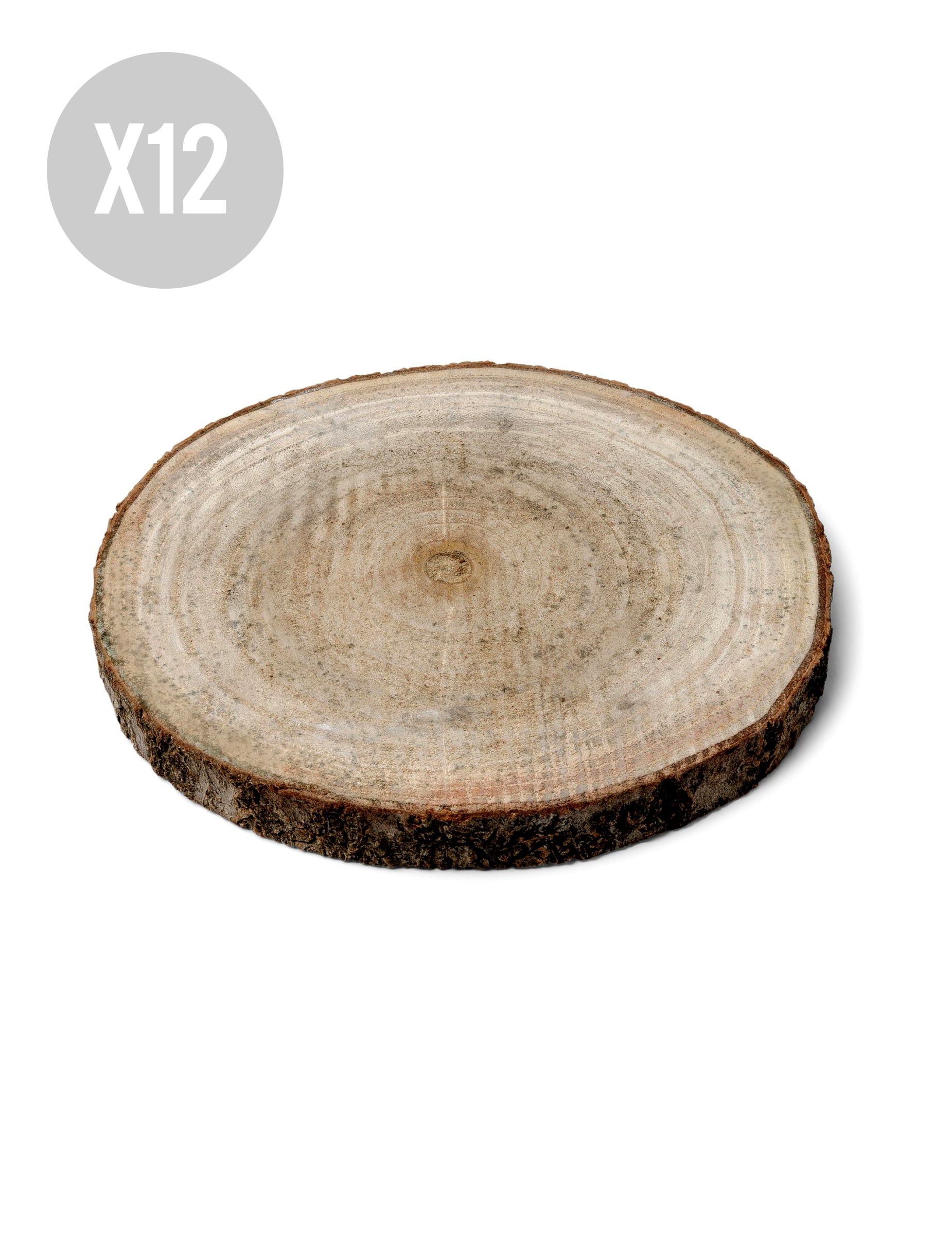 12 Holzscheiben aus Naturholz 13 bis 17 cm - Runde Dekoscheiben aus Paulownia-Holz 12 Holzscheiben aus Naturholz 13 bis 17 cm - Runde Dekoscheiben aus Paulownia-Holz von BCI