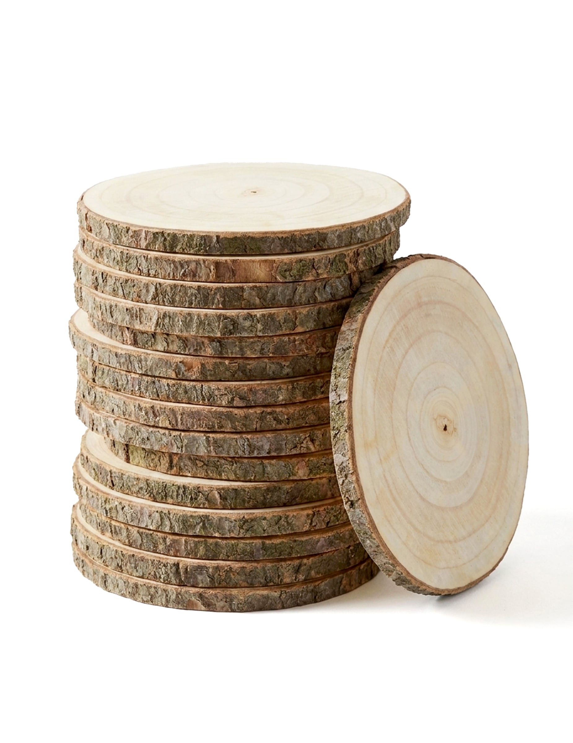 12 Natur-Holzscheiben 28-33 cm 12 Natur-Holzscheiben 28-33 cm von BCI
