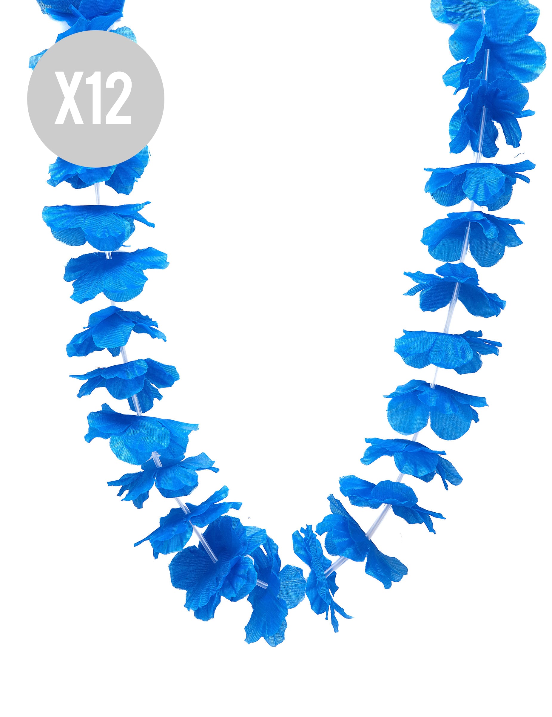 12 hawaiianische Blumenketten in leuchtendem Blau 12 hawaiianische Blumenketten in leuchtendem Blau von BCI