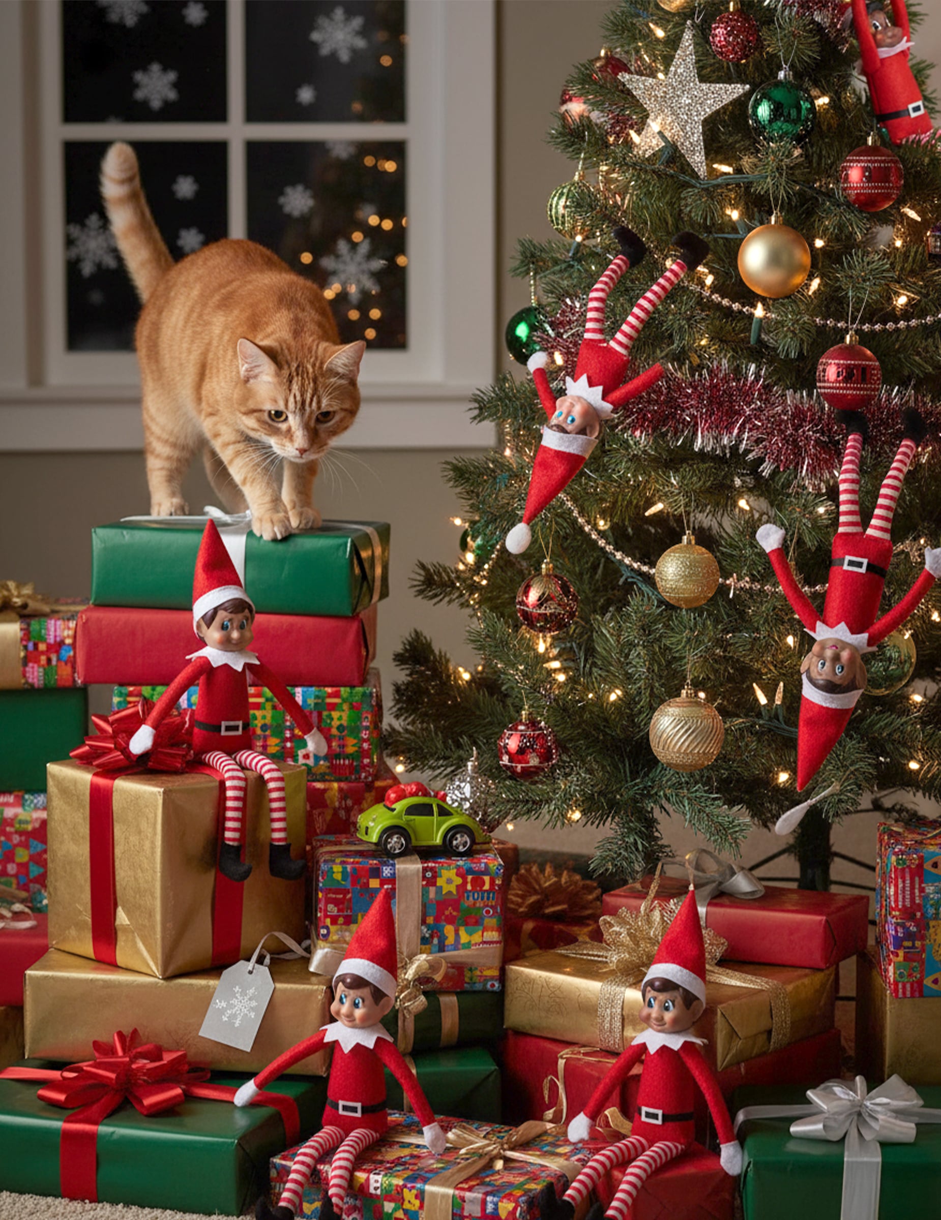 6er Set freche Weihnachtswichtel von BCI