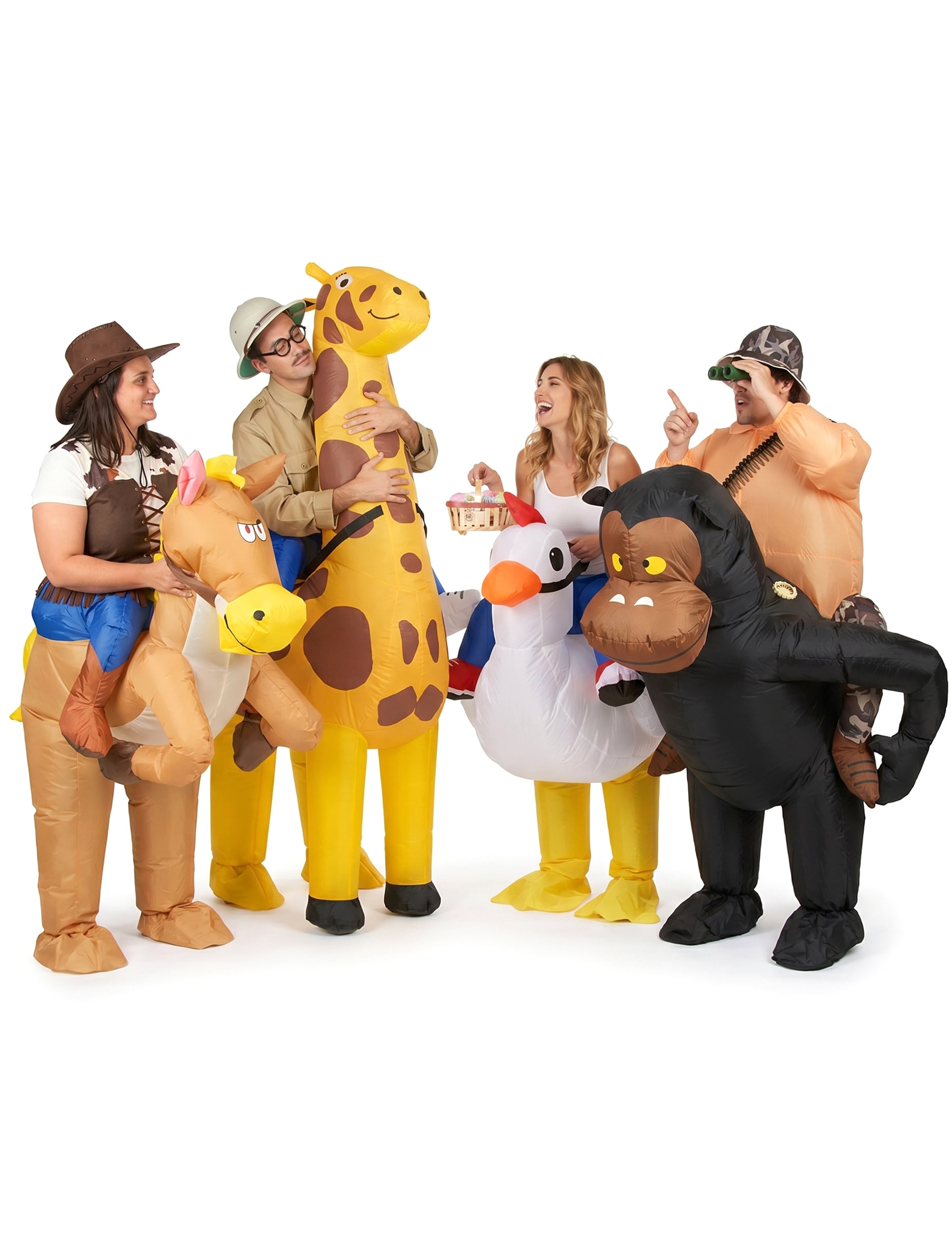 Aufblasbare Tier-Gruppenkostüme für Erwachsene von BCI