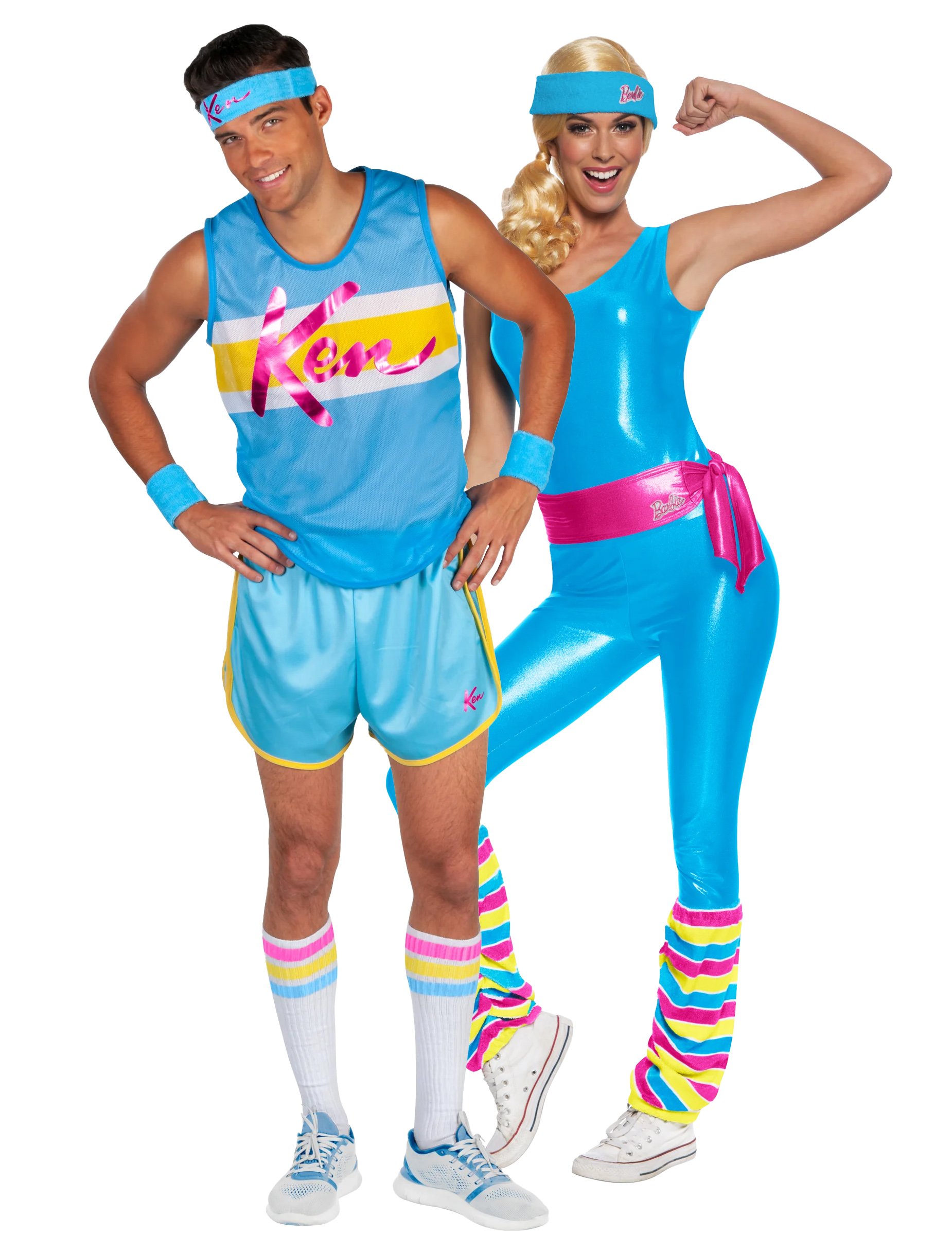 Barbie und Ken Aerobic Paarkostüm Erwachsene von BCI