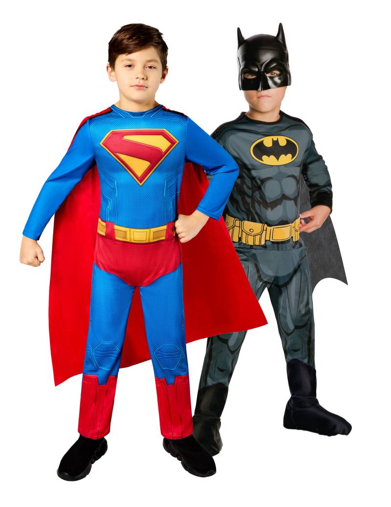 Batman und Superman Kinder-Partnerkostüm von BCI
