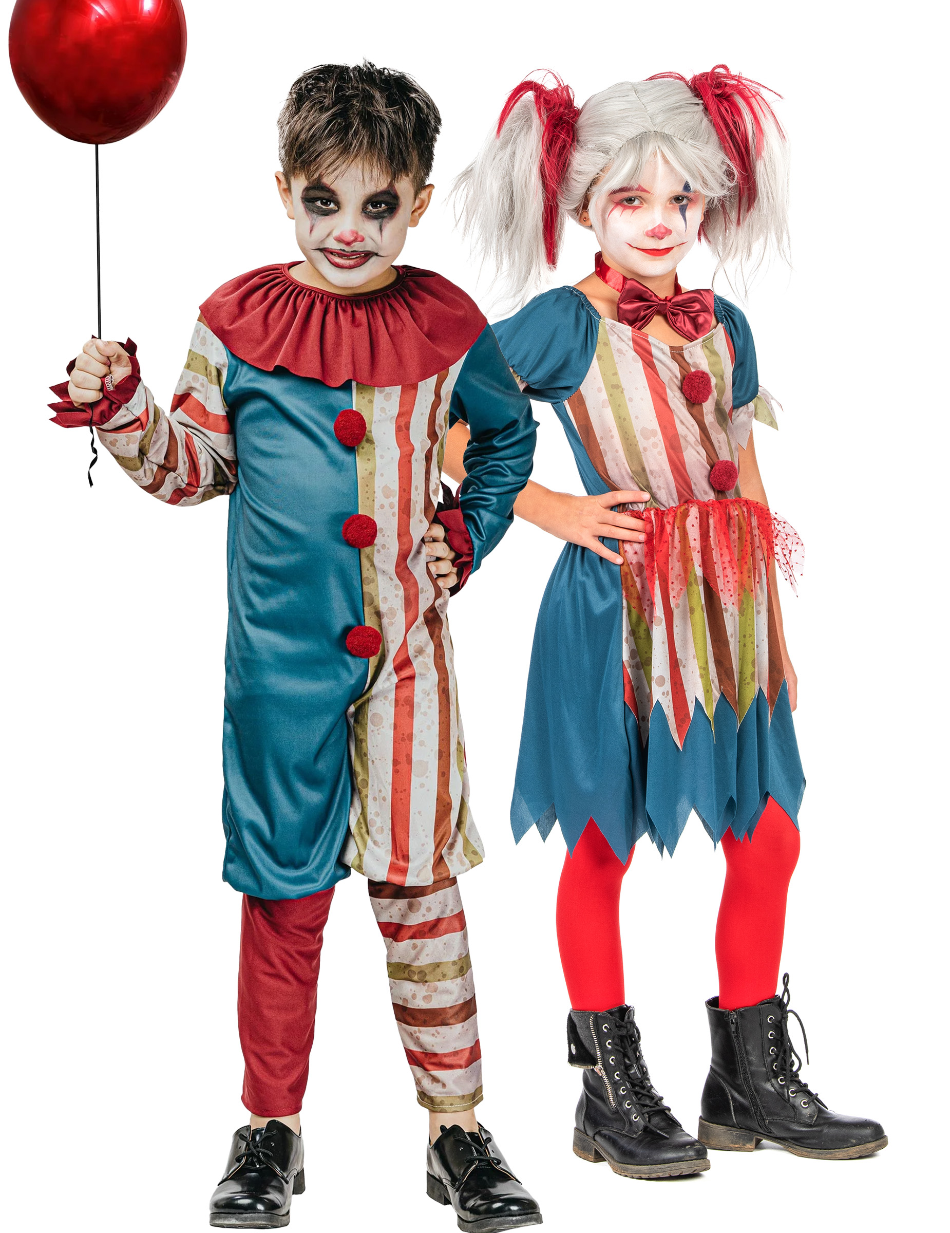 Buntes Halloween Partnerkostüm für Kinder von BCI