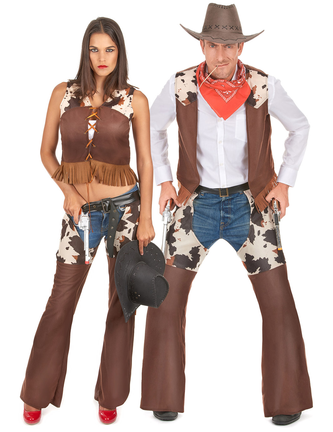 Cowboy-Paarkostüm Karneval braun Cowboy-Paarkostüm Karneval braun von BCI