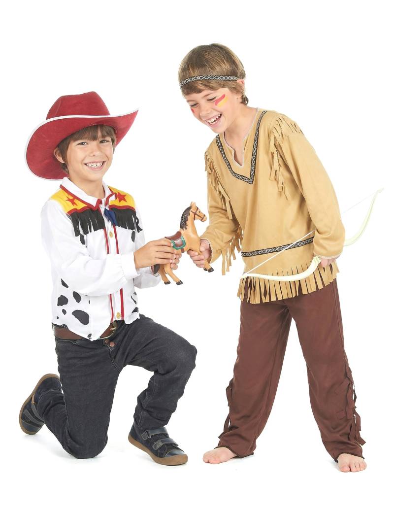 Cowboy- und Indianer Kinder-Partnerkostüm von BCI