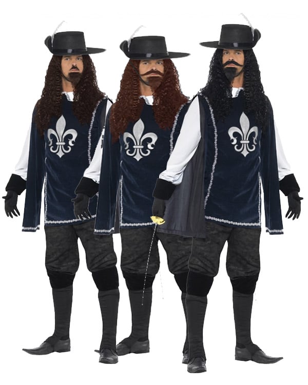 Drei Musketiere Gruppenkostüm von BCI