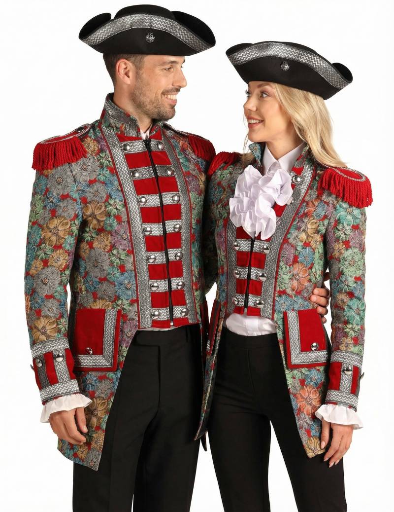 Floral gemusterte Jacken Paarkostüm Premium für Erwachsene von BCI