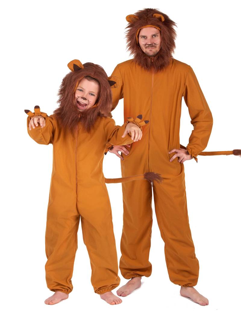 Furchtloses Löwen-Duo Eltern Kind Paarkostüm von BCI