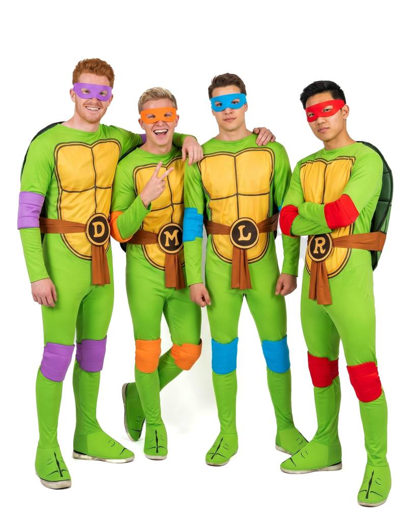Gruppen-Kostüm der Ninja Turtles für Erwachsene von BCI