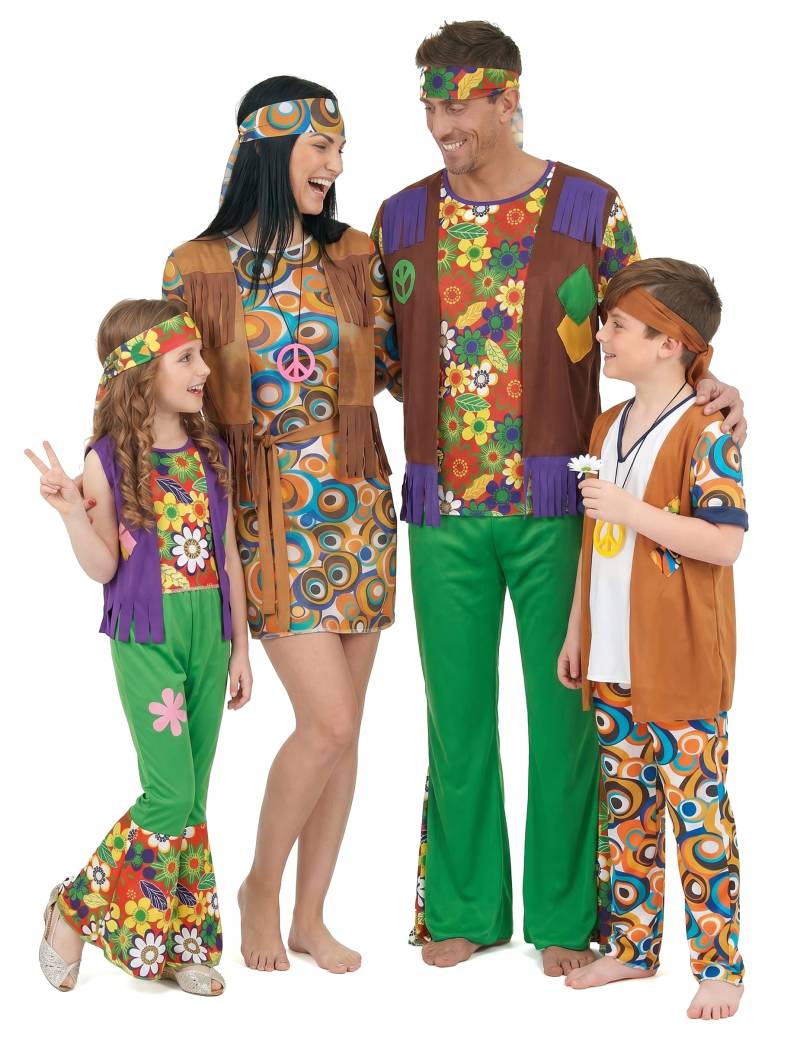 Hippie-Kostüm Set für Familien Hippie-Kostüm Set für Familien von BCI