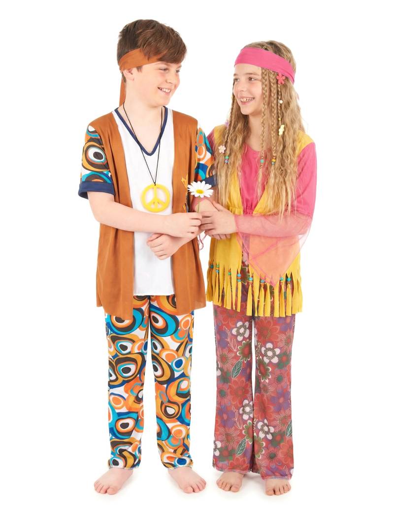 Hippie-Paarkostüm für Kinder von BCI