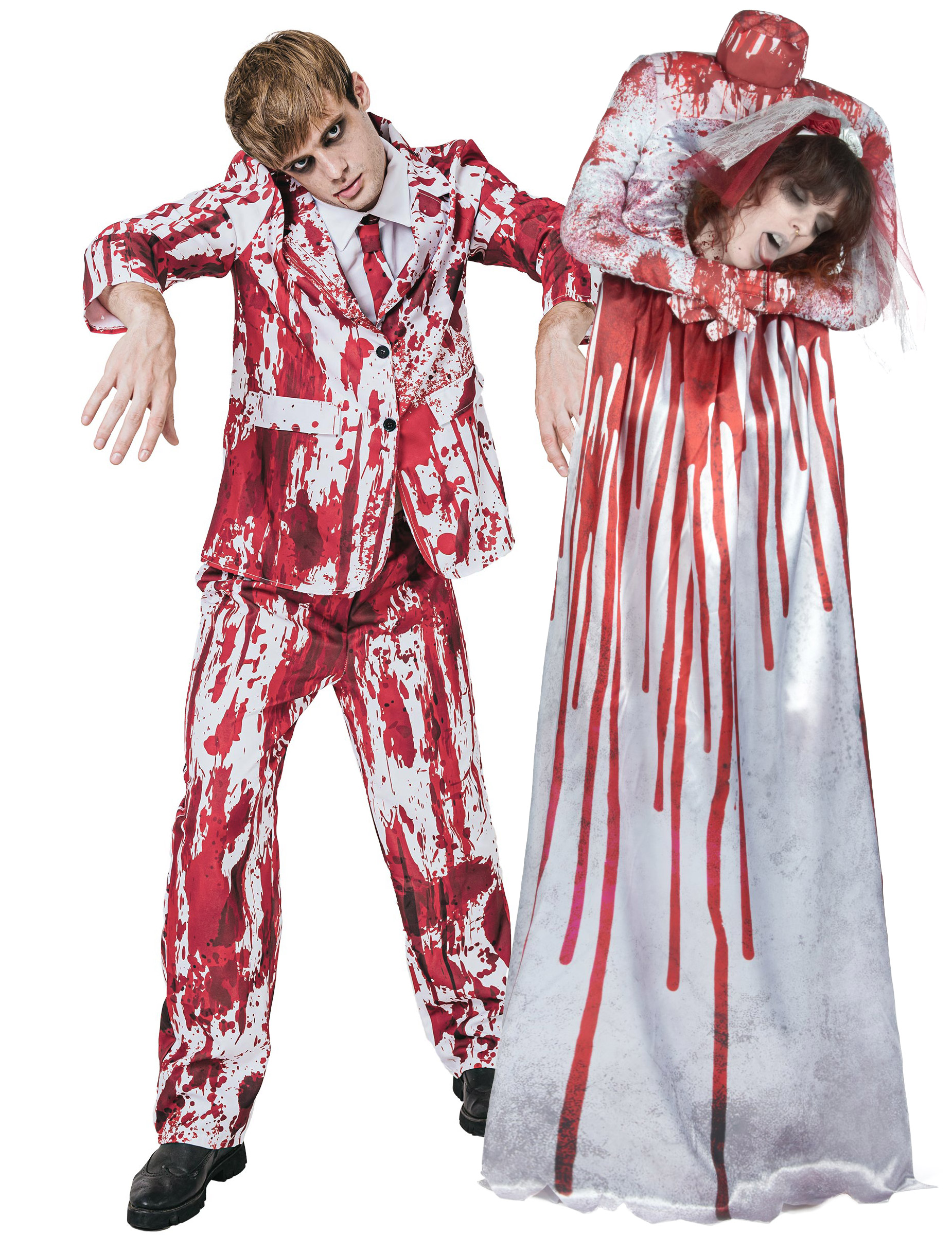 Horror Brautpaar-Paarkostüm Halloween-Paarkostüm von BCI