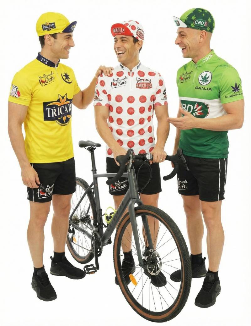 Humoristisches Radfahrer-Gruppen-Kostüm für Erwachsene von BCI