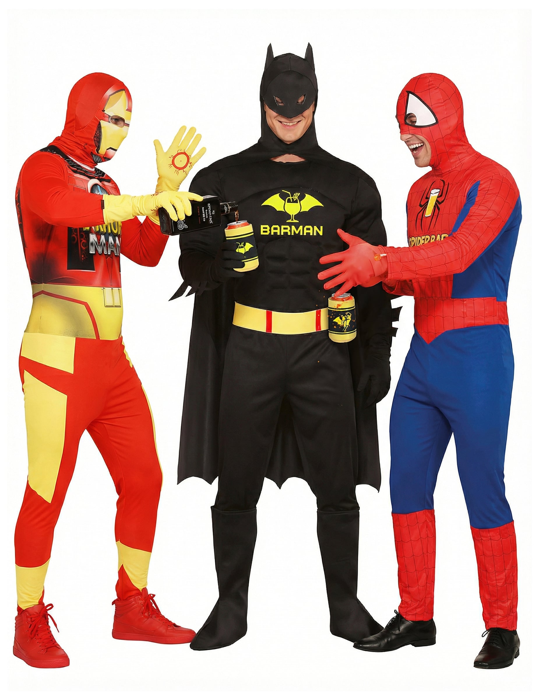 Humoristisches Superhelden-Gruppen-Kostüm für Erwachsene von BCI