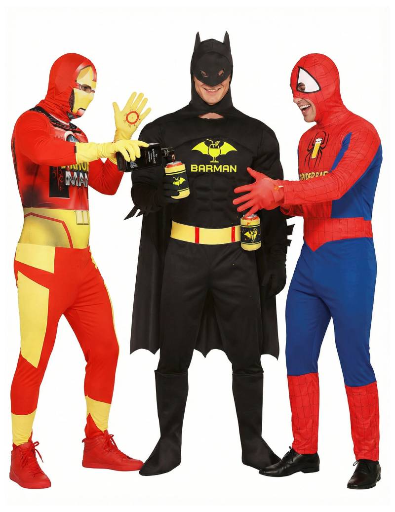 Humoristisches Superhelden-Gruppen-Kostüm für Erwachsene von BCI