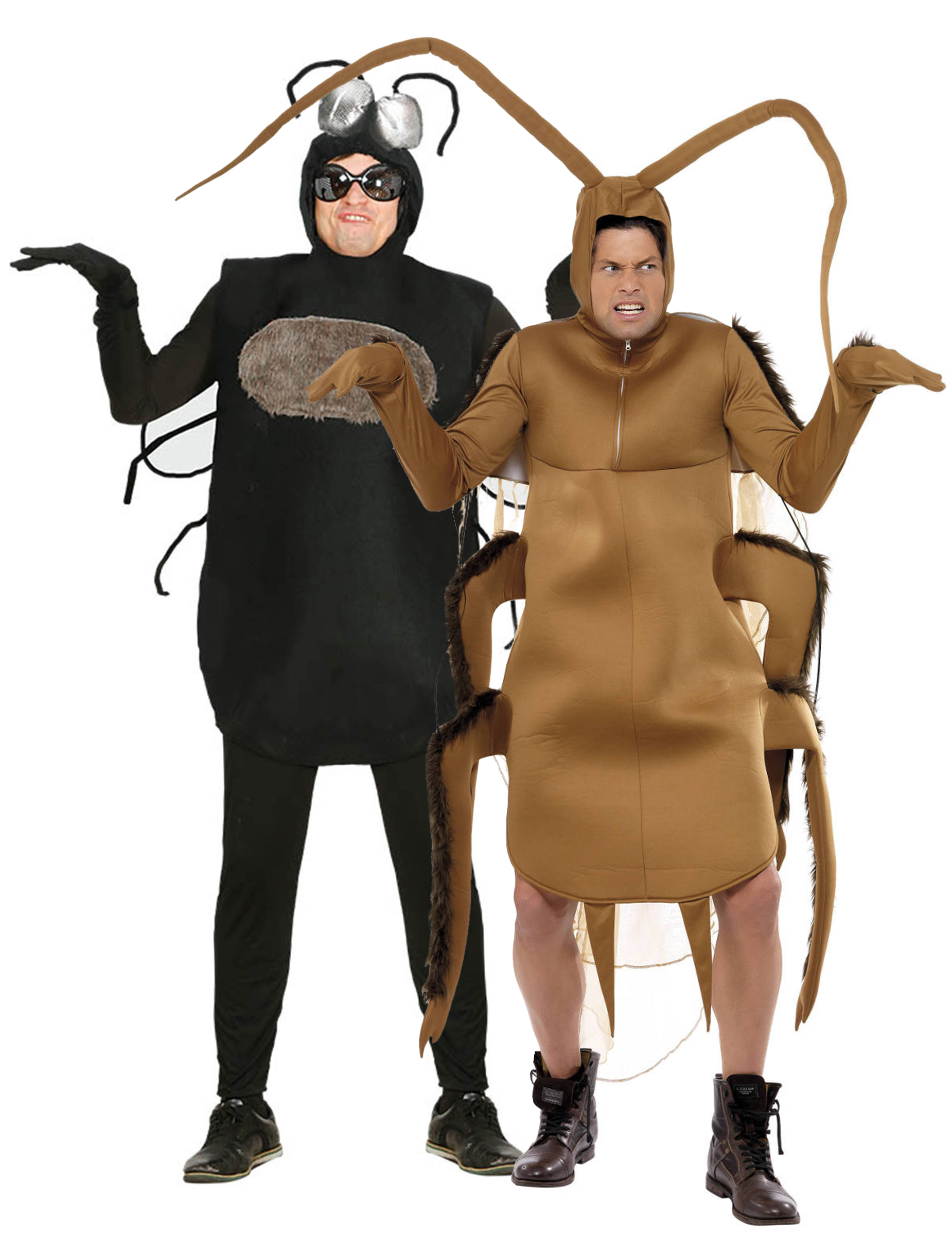 Insekten-Paarkostüm für Erwachsene witziges Kostüm Fasching schwarz-braun Insekten-Paarkostüm für Erwachsene witziges Kostüm Fasching schwarz-braun von BCI