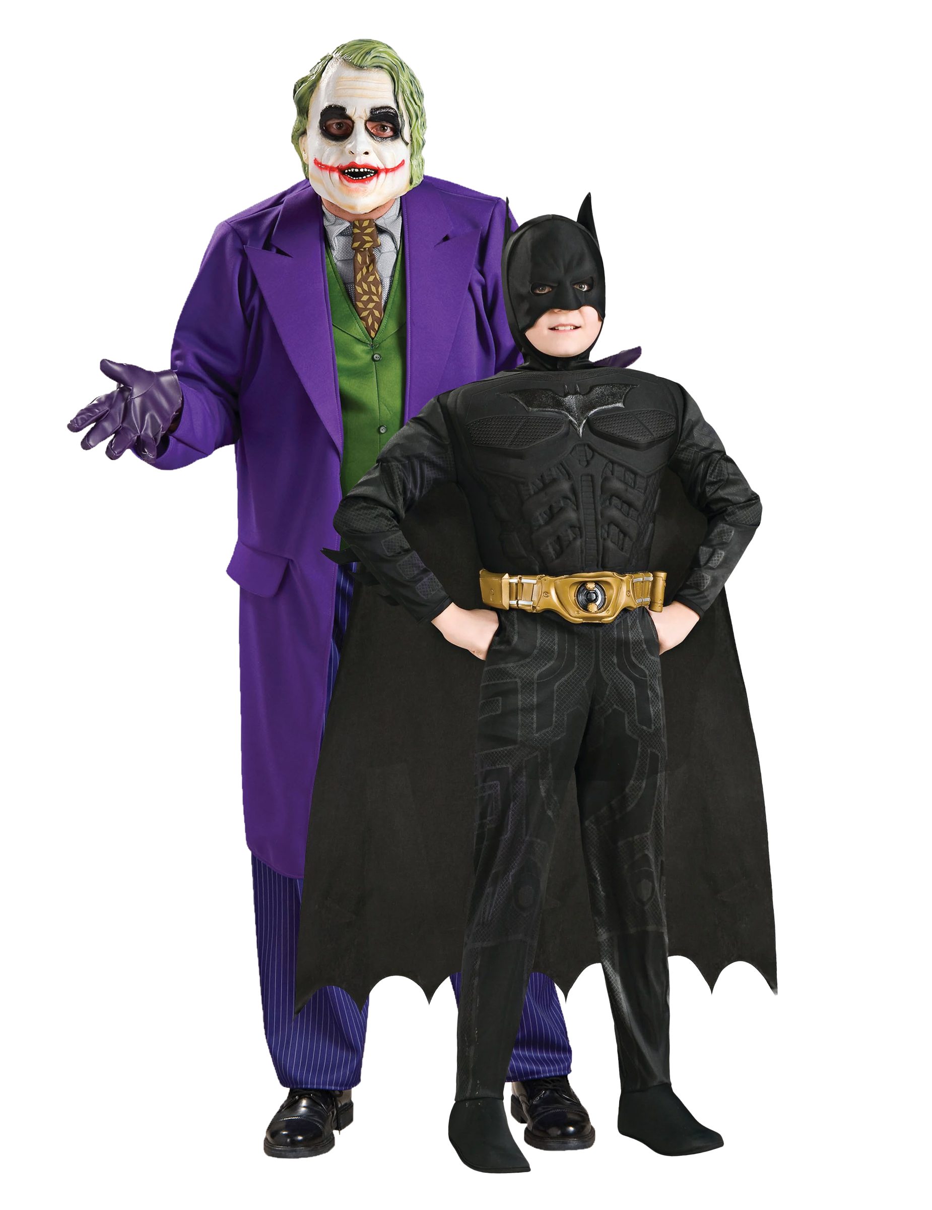 Joker und Batman Paarkostüm Eltern-Kind Joker und Batman Paarkostüm Eltern-Kind von BCI