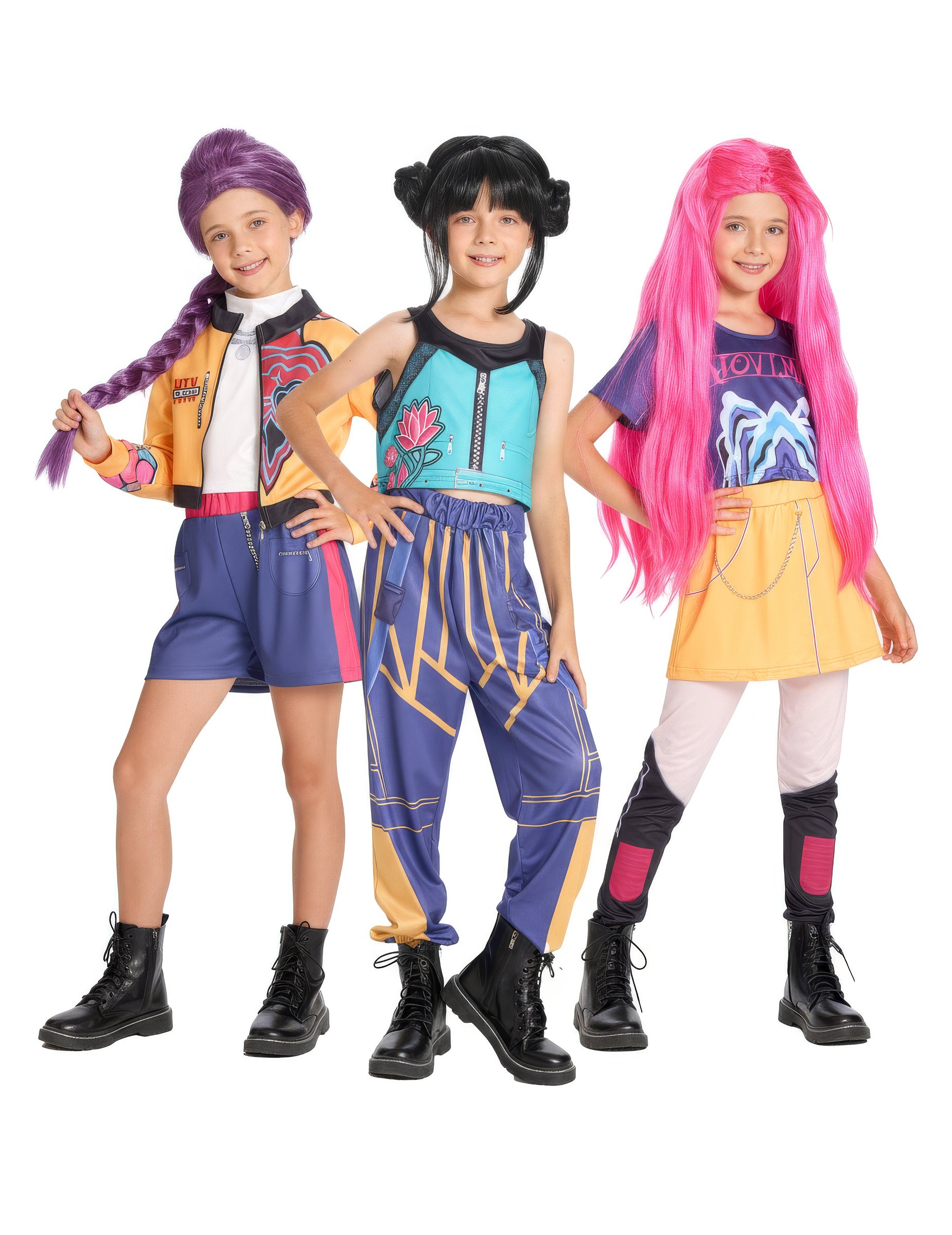 K-Pop Demon Hunter-Gruppenkostüm für Kinder von BCI