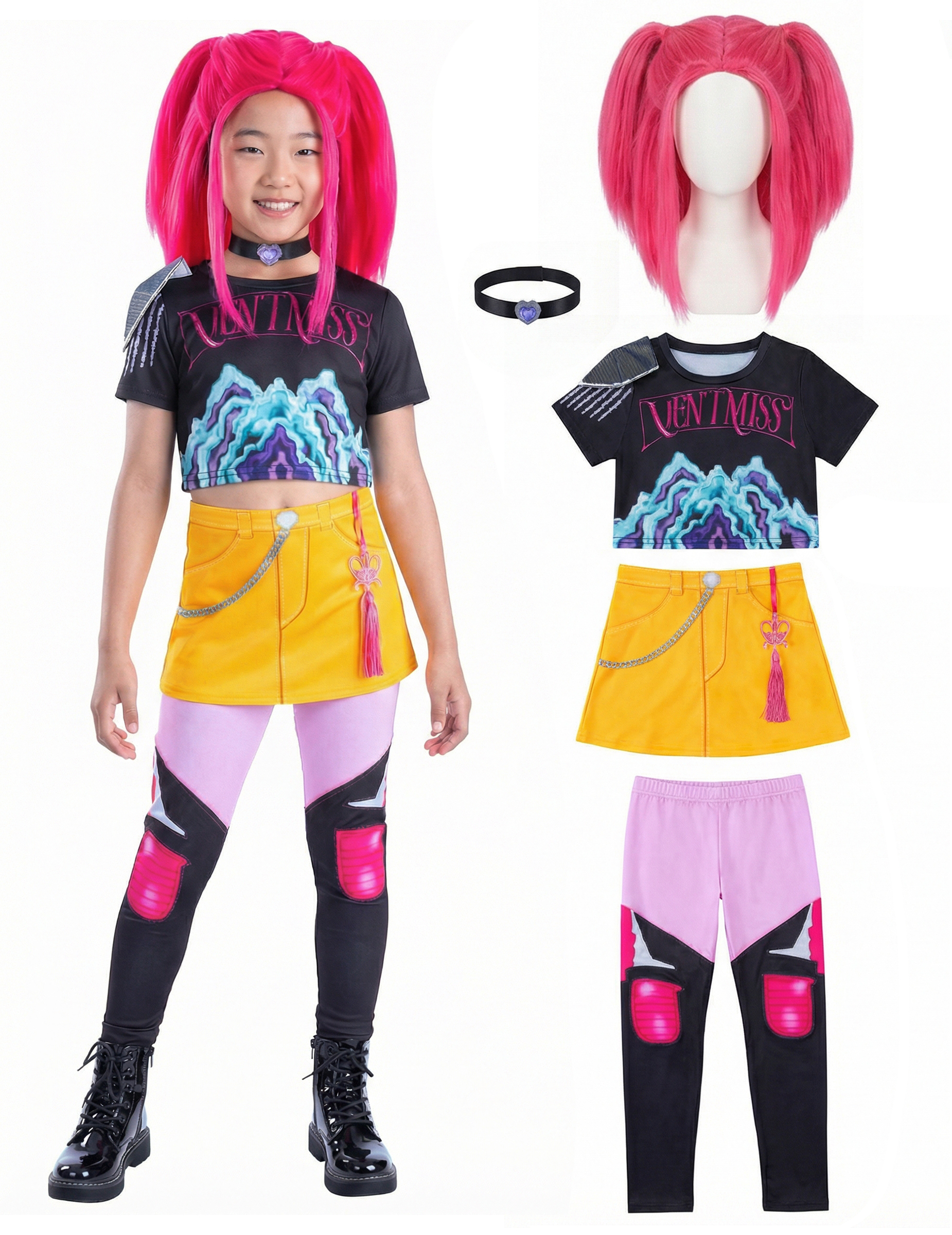 KPOP Demon Hunter Kostüm für Mädchen von BCI