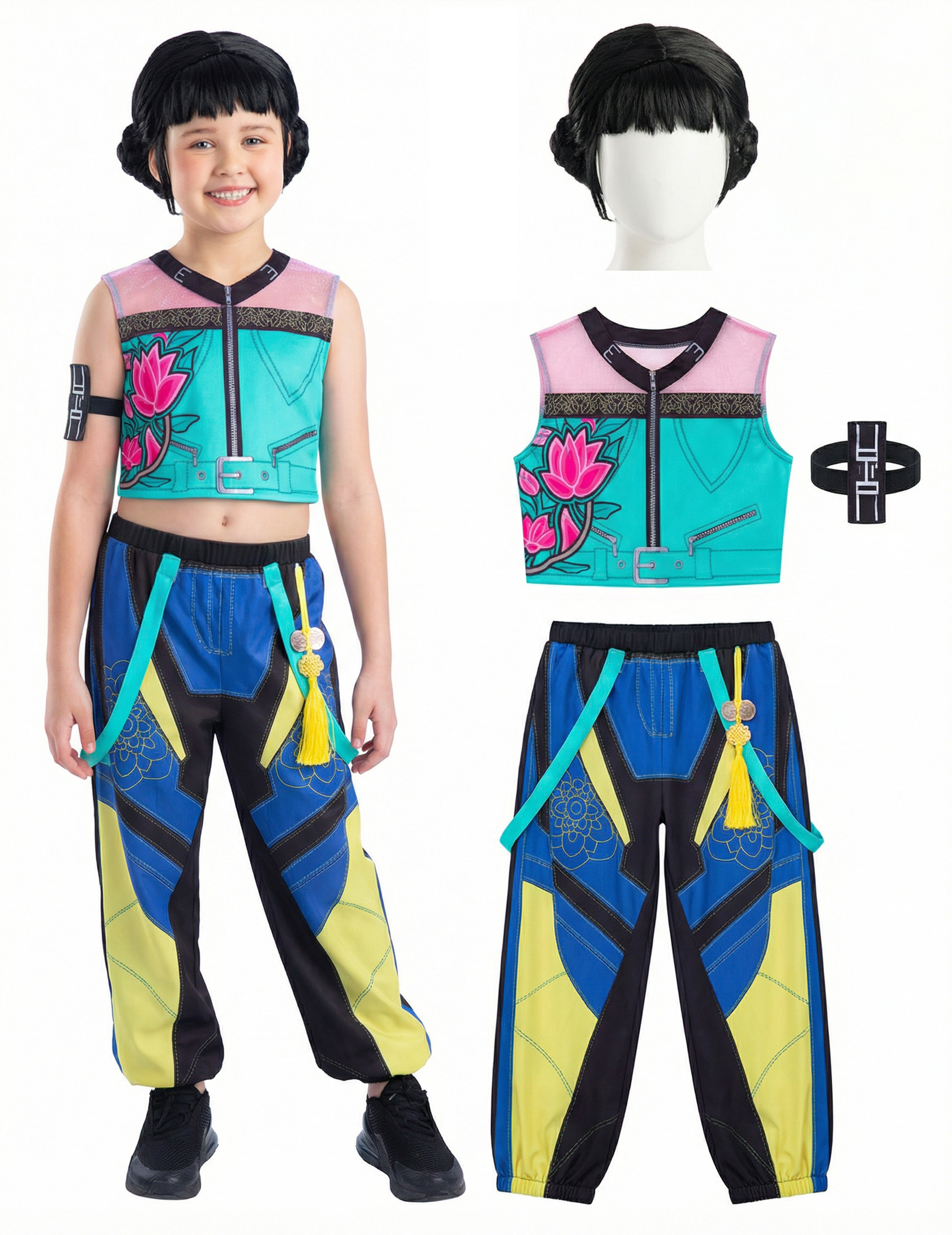 KPOP Zoey Demon Hunter Kostüm für Mädchen von BCI