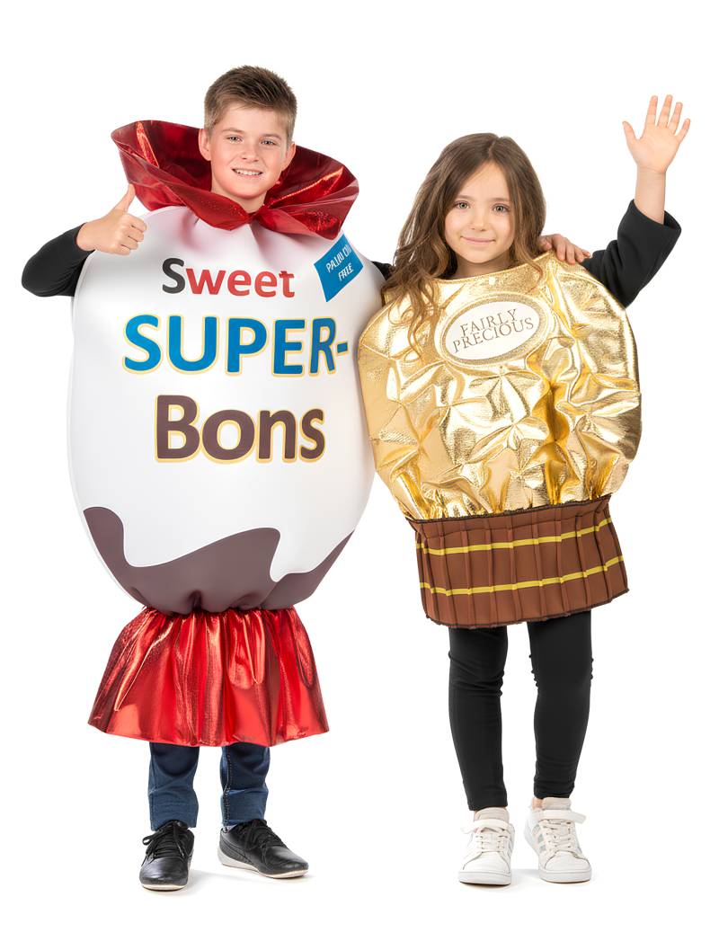 Kinder-Süßigkeiten-Pärchenkostüm von BCI