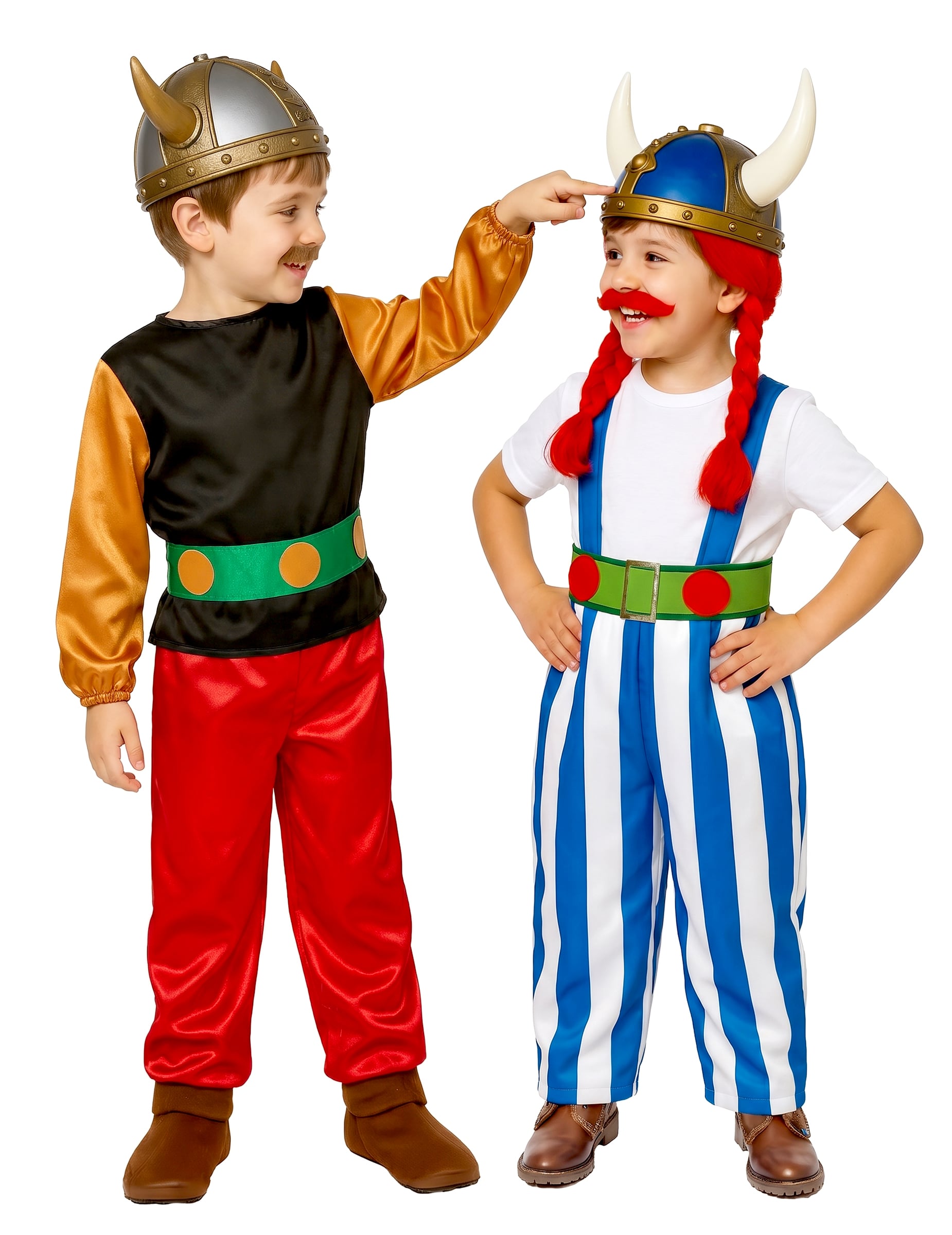 Kleiner und großer Gallier Kinder-Partnerkostüm von BCI