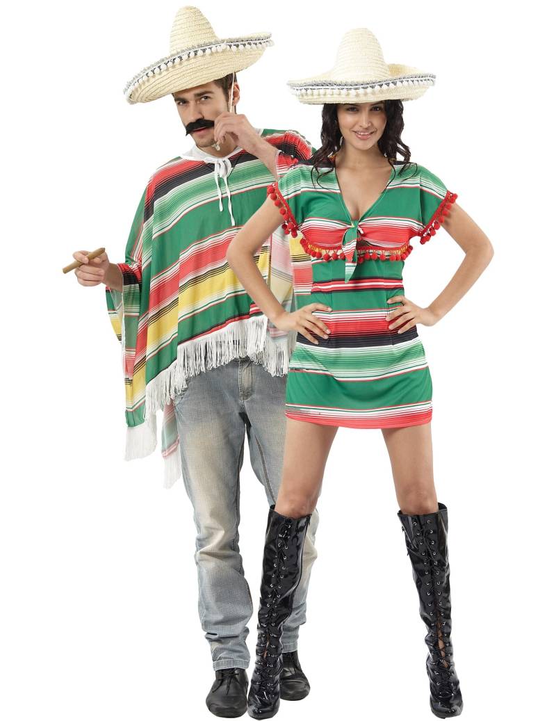 Mexikanisches Paarkostüm für Erwachsene von BCI