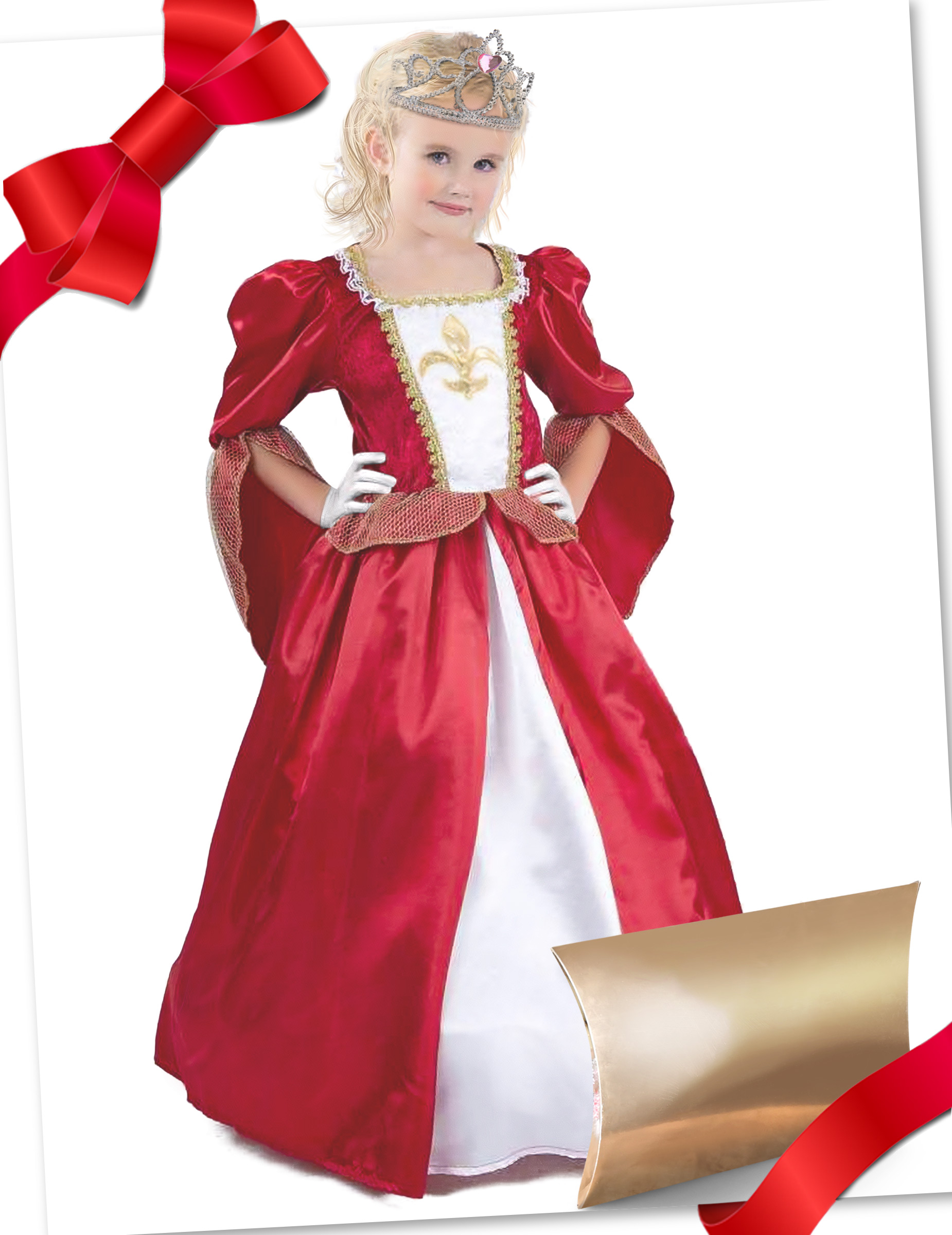 Mittelalter-Prinzessin Geschenkbox für Kinder bunt von BCI