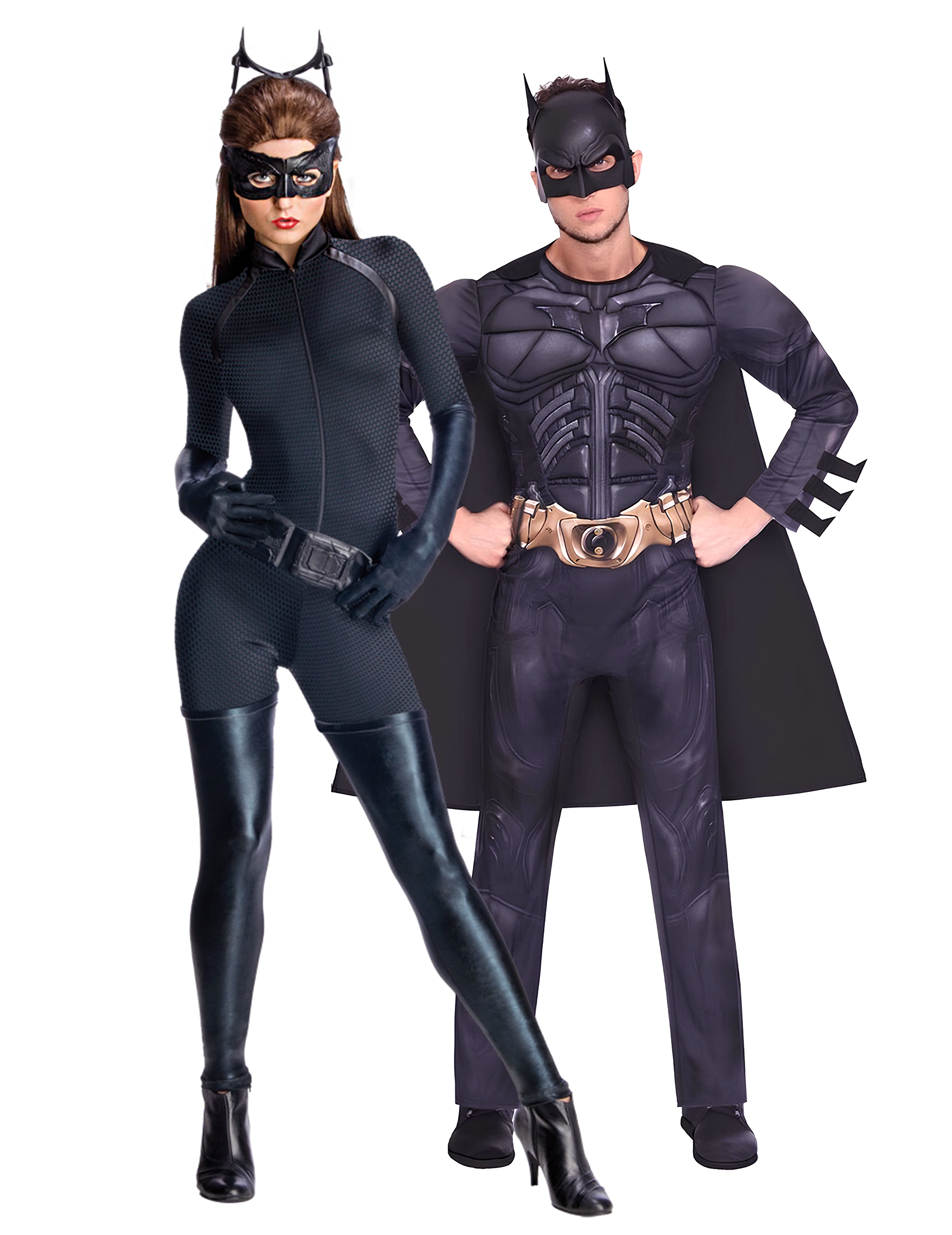 Paarkostüm Batman und Catwoman Erwachsene von BCI