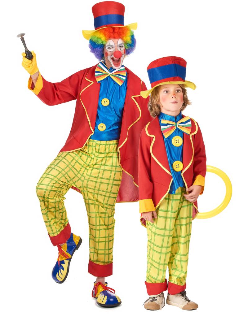 Paarkostüm Clowns Erwachsener-Kind von BCI