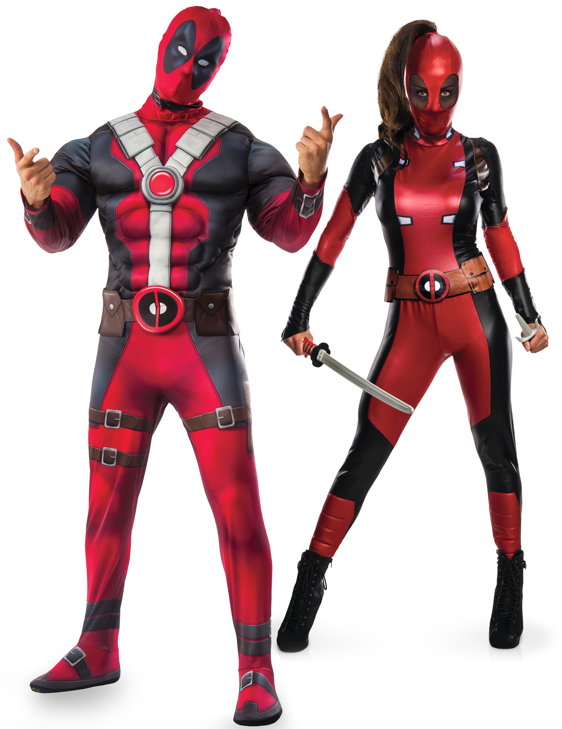 Paarkostüm Deadpool und Lady Deadpool Erwachsene Paarkostüm Deadpool und Lady Deadpool Erwachsene von BCI