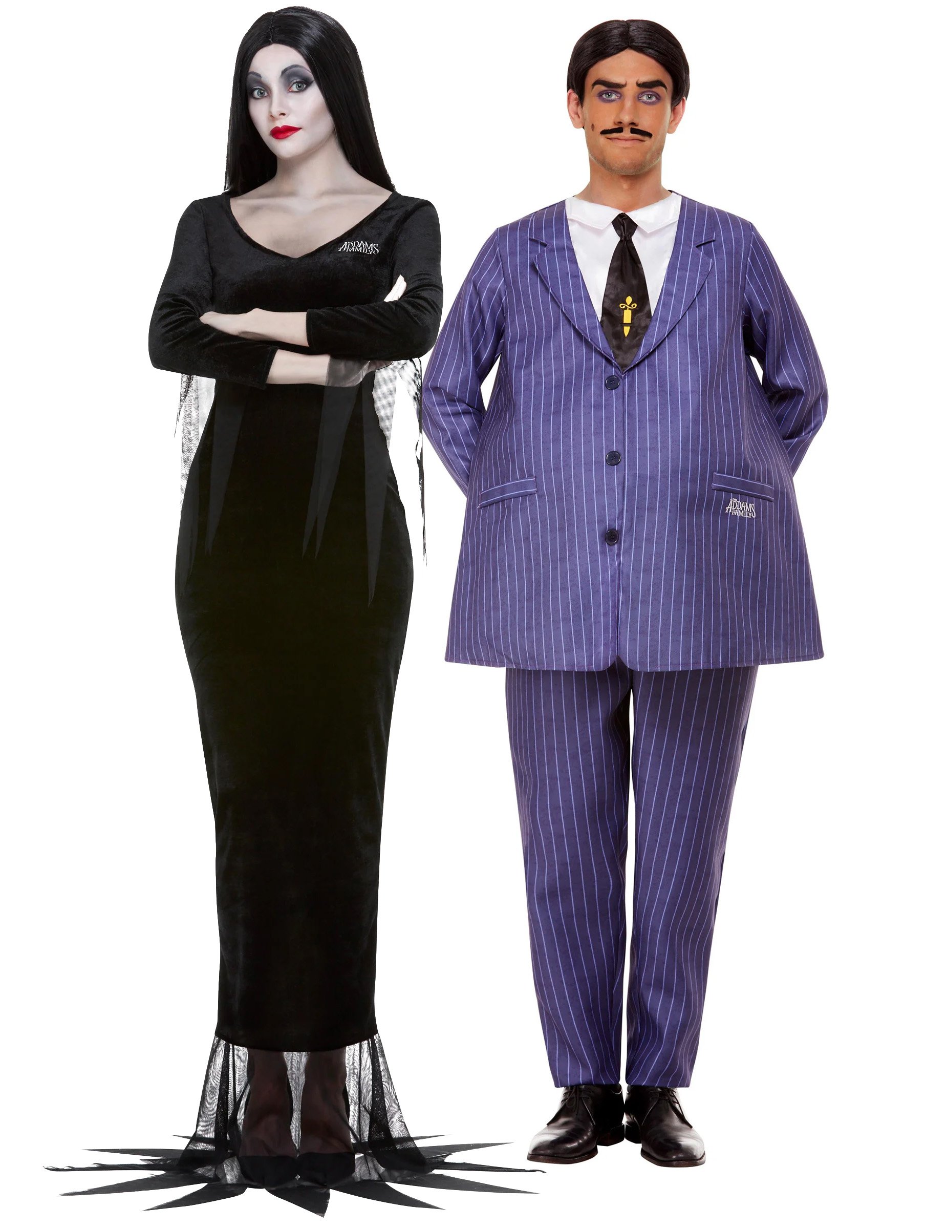 Paarkostüm Morticia- und Gomez Addams für erwachsene Paarkostüm Morticia- und Gomez Addams für erwachsene von BCI