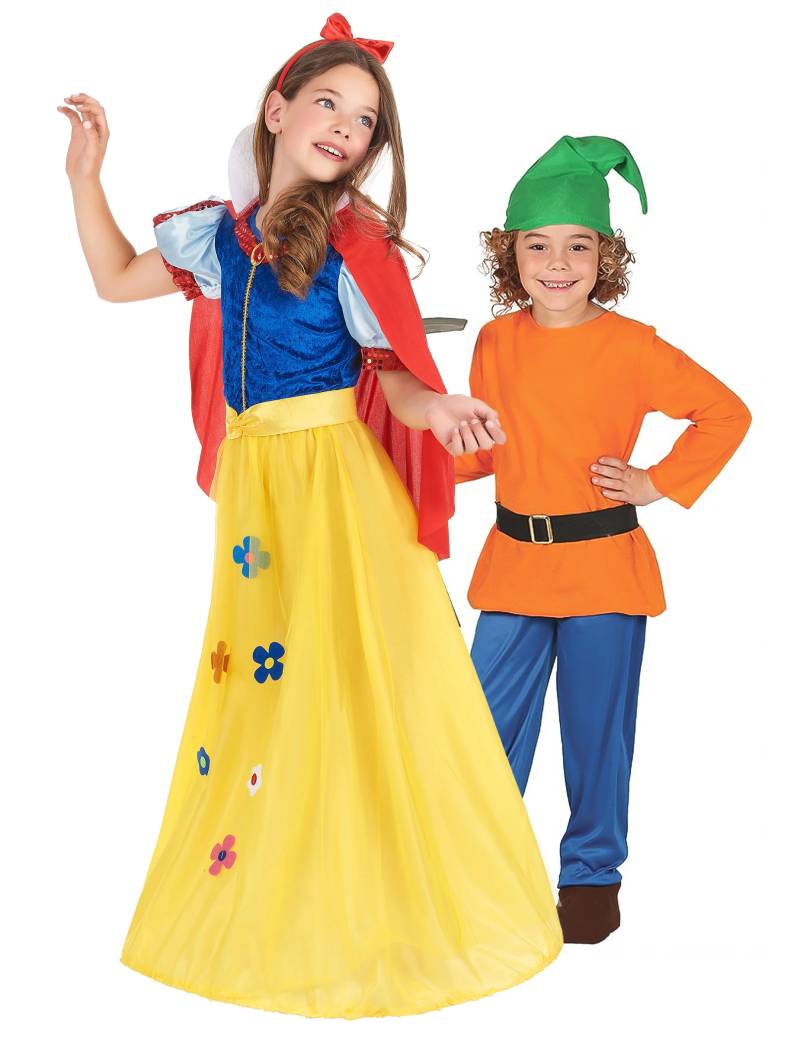 Paarkostüm Prinzessin und Zwerg von BCI