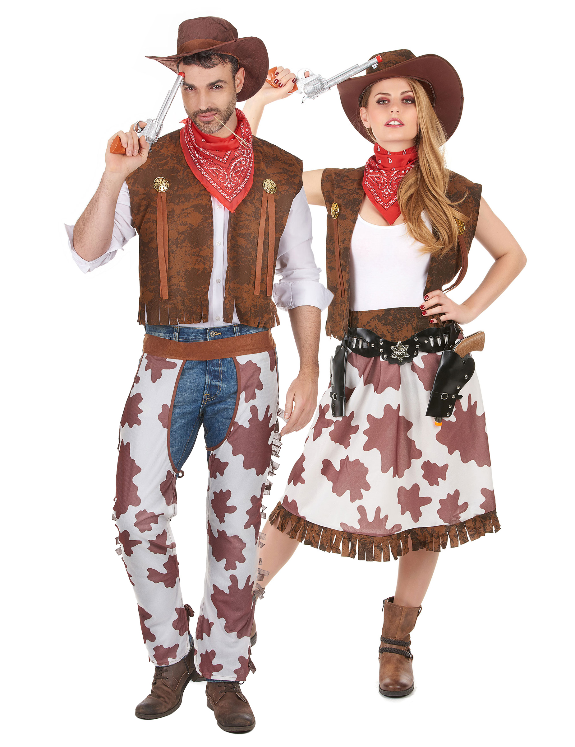 Paarkostüm Wilder Westen Cowboy und Cowgirl Paarkostüm Wilder Westen Cowboy und Cowgirl von BCI