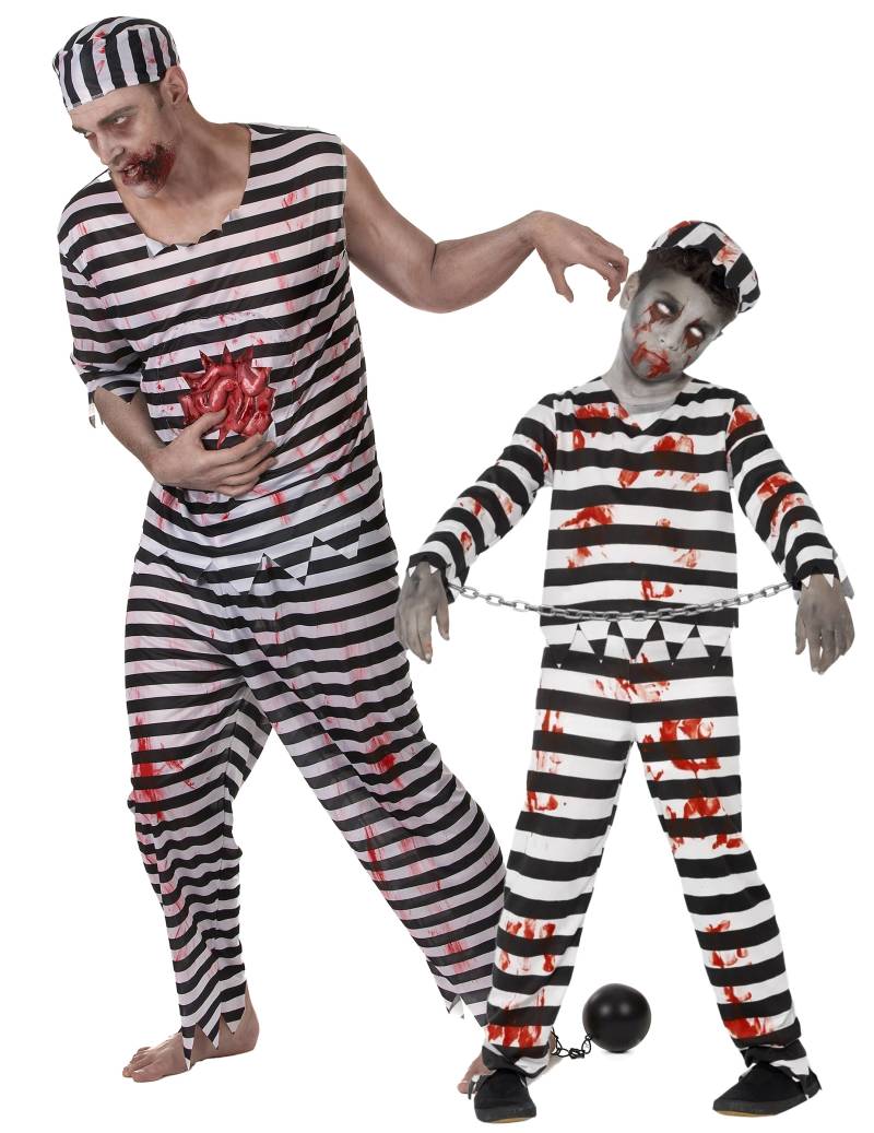 Paarkostüm Zombie Gefängnisduo von BCI