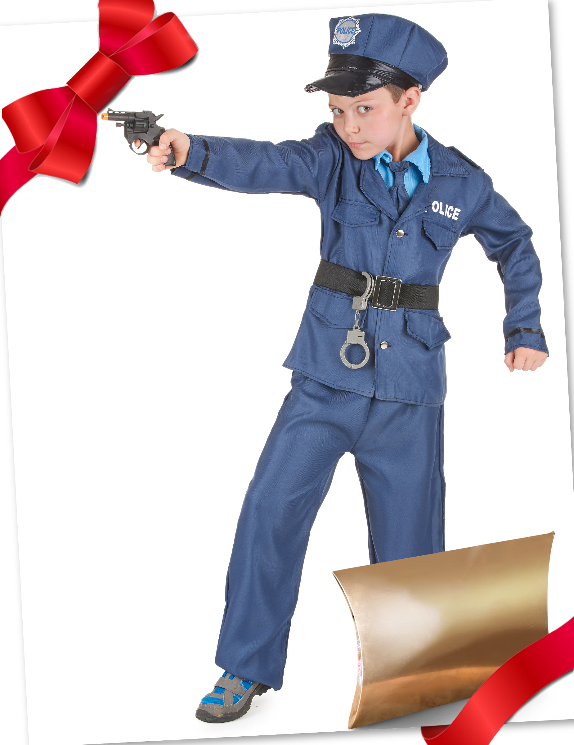 Polizei-Geschenkbox für Kinder bunt von BCI