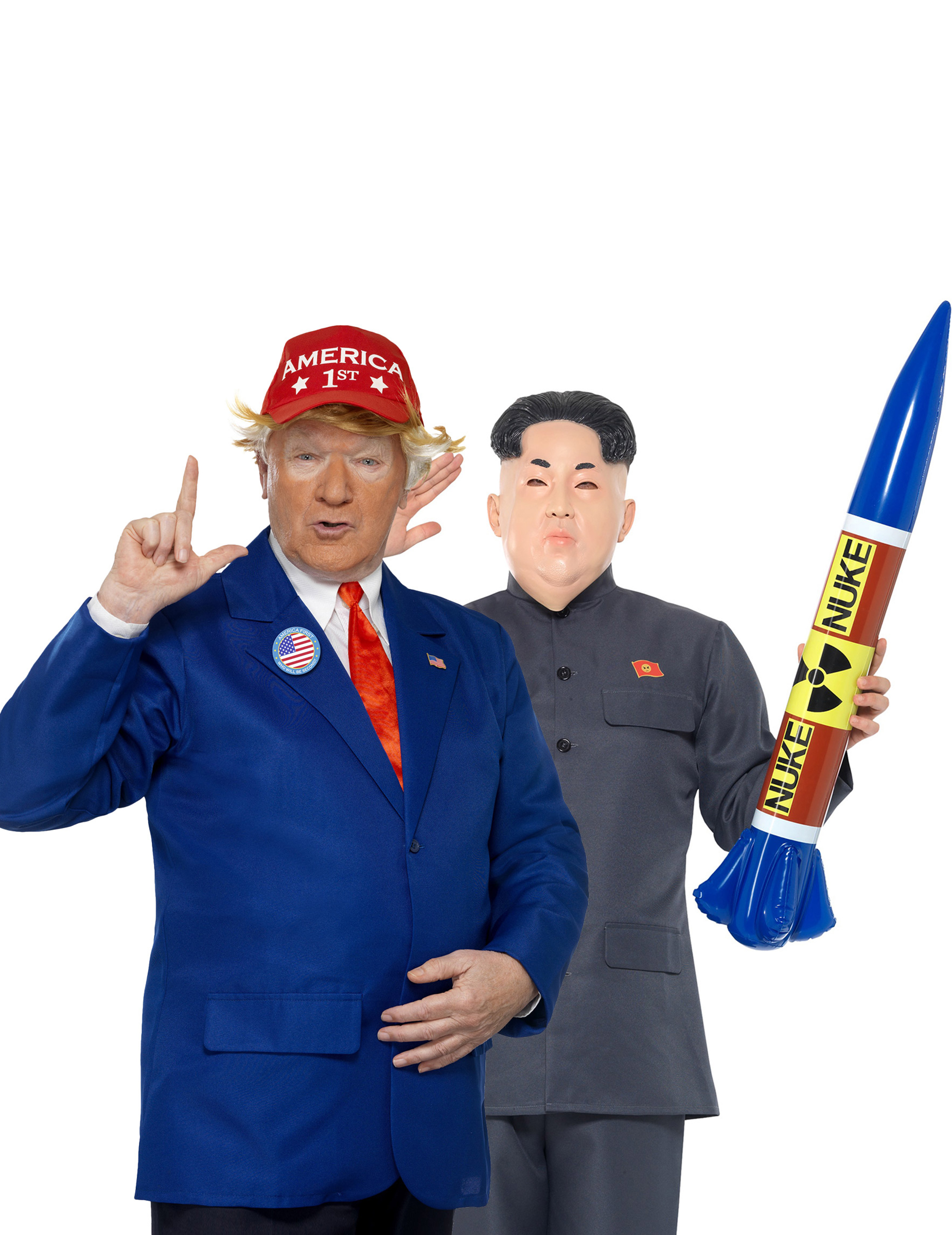 Präsident und Dikator-Paarkostüm für Erwachsene Karneval blau-rot-grau Präsident und Dikator-Paarkostüm für Erwachsene Karneval blau-rot-grau von BCI