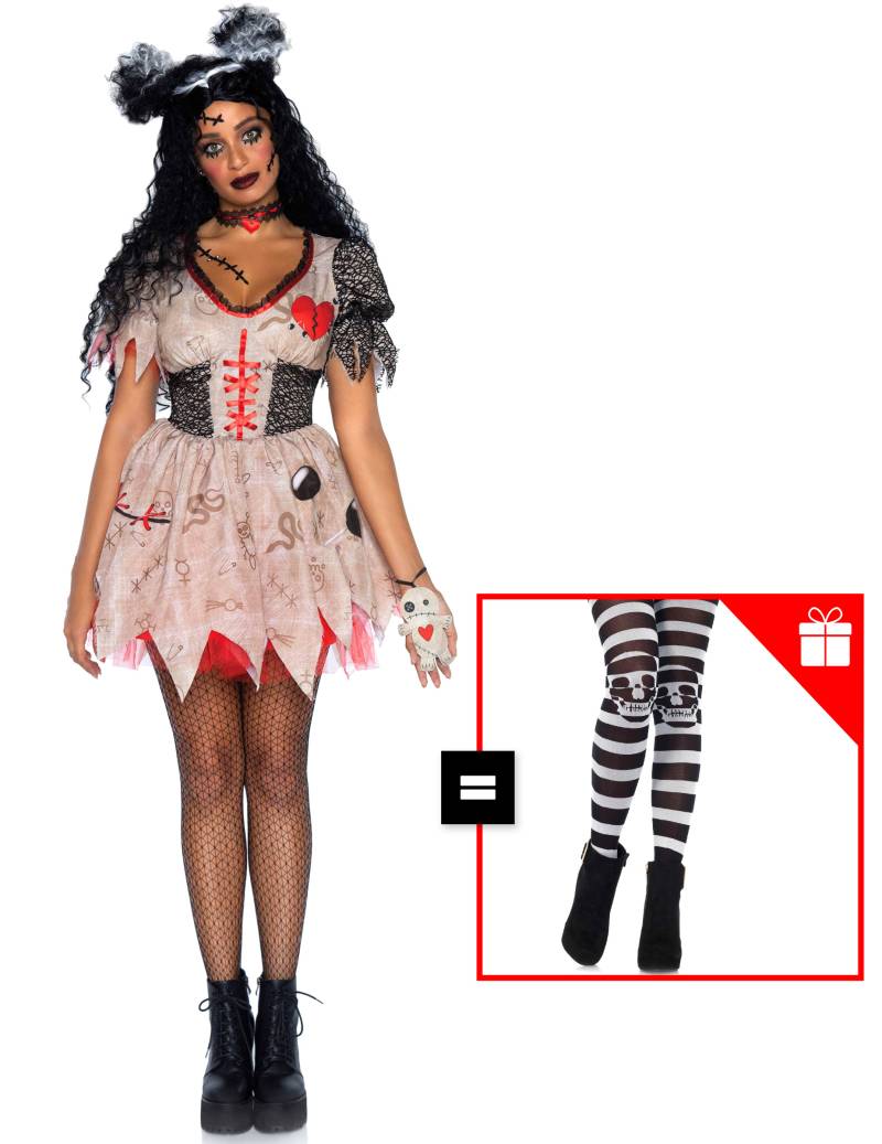 Puppen Voodoo Kostüm Set für Damen von BCI
