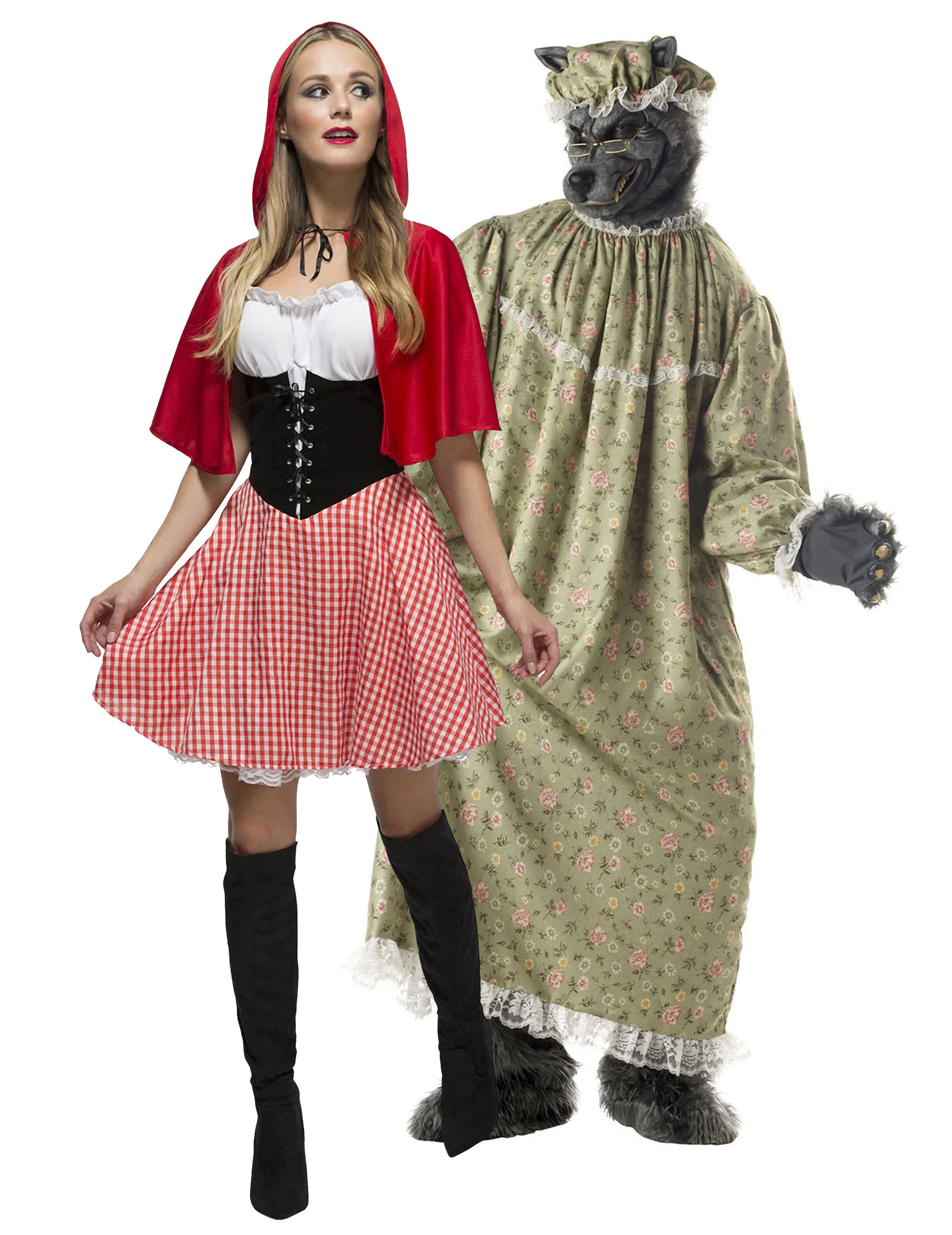 Rotkäppchen und der böse Wolf Paarkostüm Rotkäppchen und der böse Wolf Paarkostüm von BCI