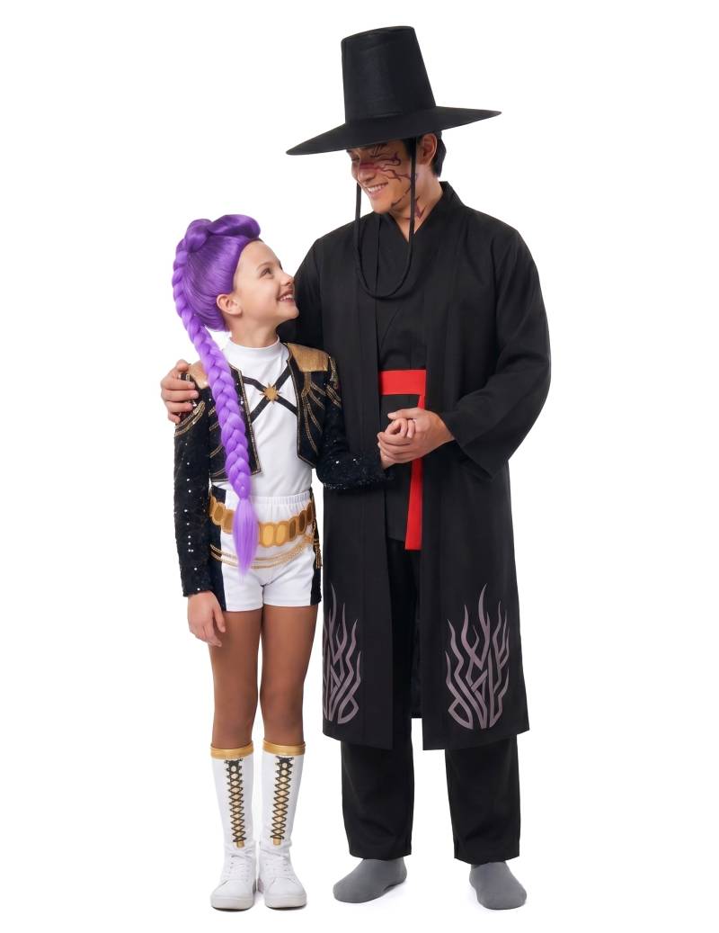 Rumi und Kpop Demon Hunters Paarkostüm für Vater und Tochter Rumi und Kpop Demon Hunters Paarkostüm für Vater und Tochter von BCI