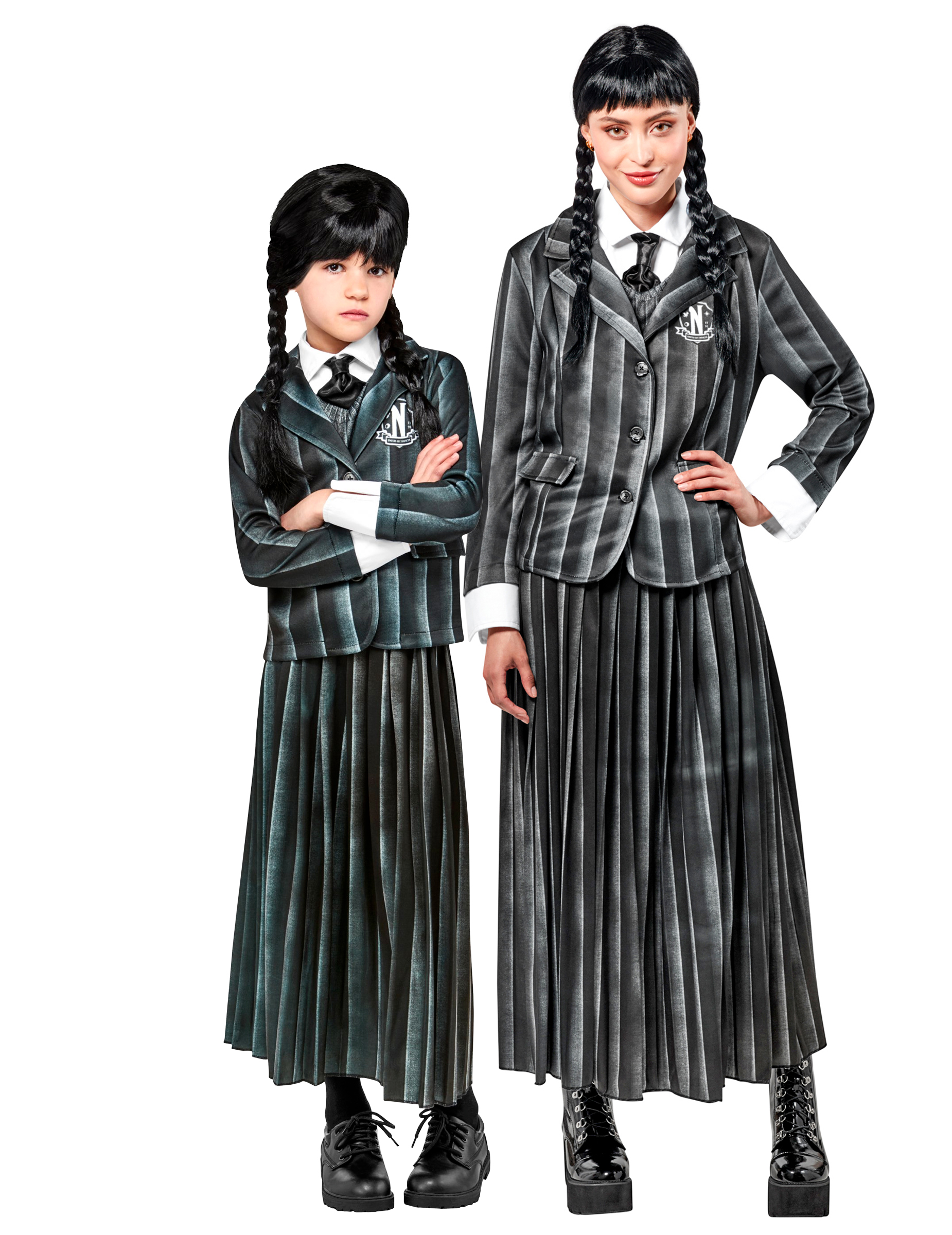 Schuluniform Paarkostüm Addams Mutter Tochter Schuluniform Paarkostüm Addams Mutter Tochter von BCI