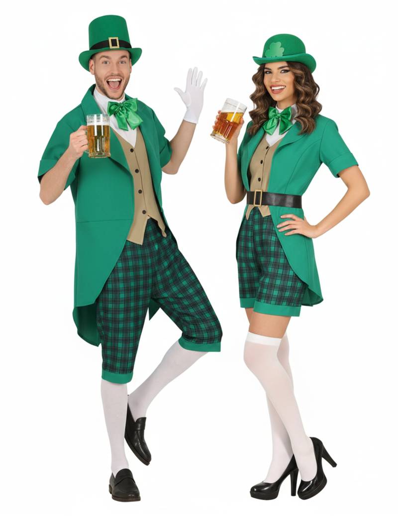 St. Patricks Day Paarkostüm Mr. + Mrs. für Erwachsene von BCI