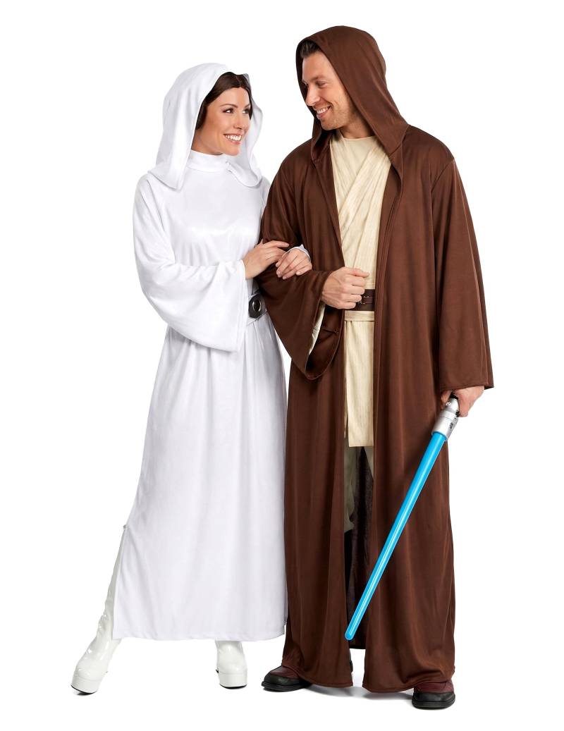 Star Wars Prinzessin Leia und Jedi Partnerkostüm für Erwachsene Star Wars Prinzessin Leia und Jedi Partnerkostüm für Erwachsene von BCI