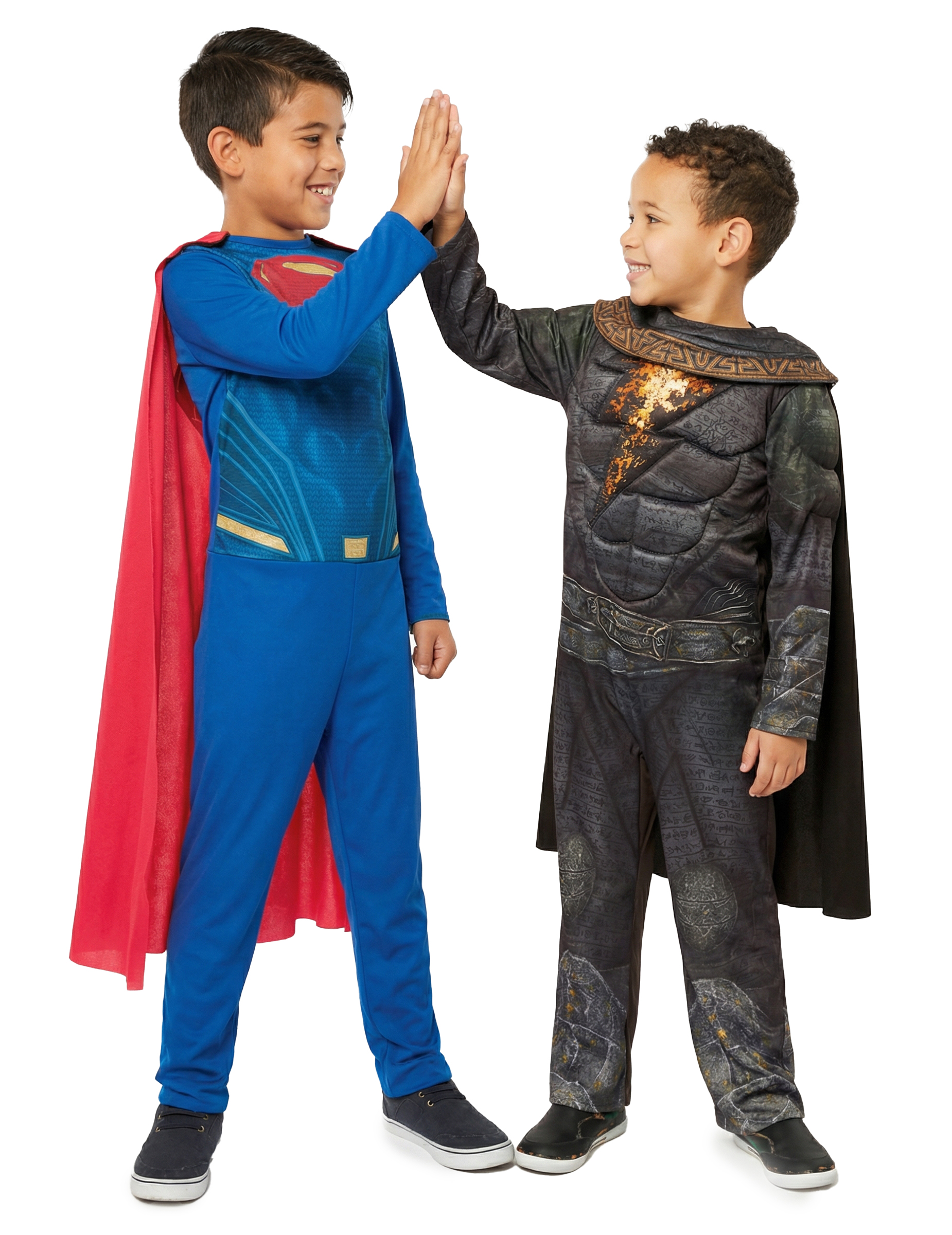 Superman und Black Adam Paarkostüm für Kinder von BCI