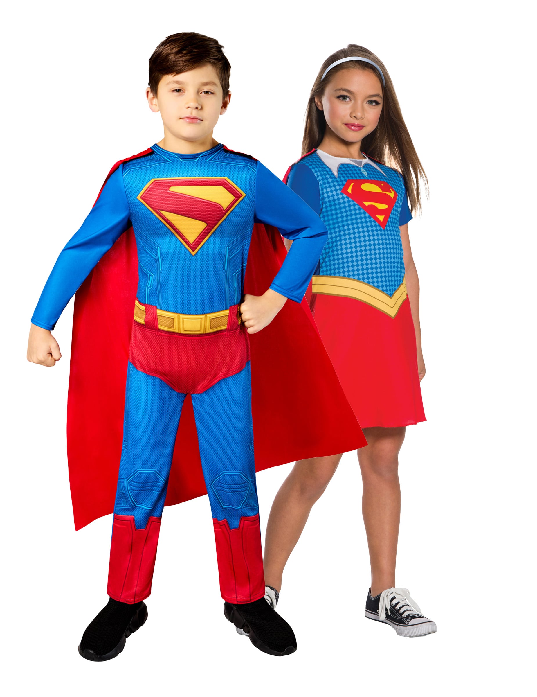 Superman und Supergirl Kinder-Partnerkostüm von BCI