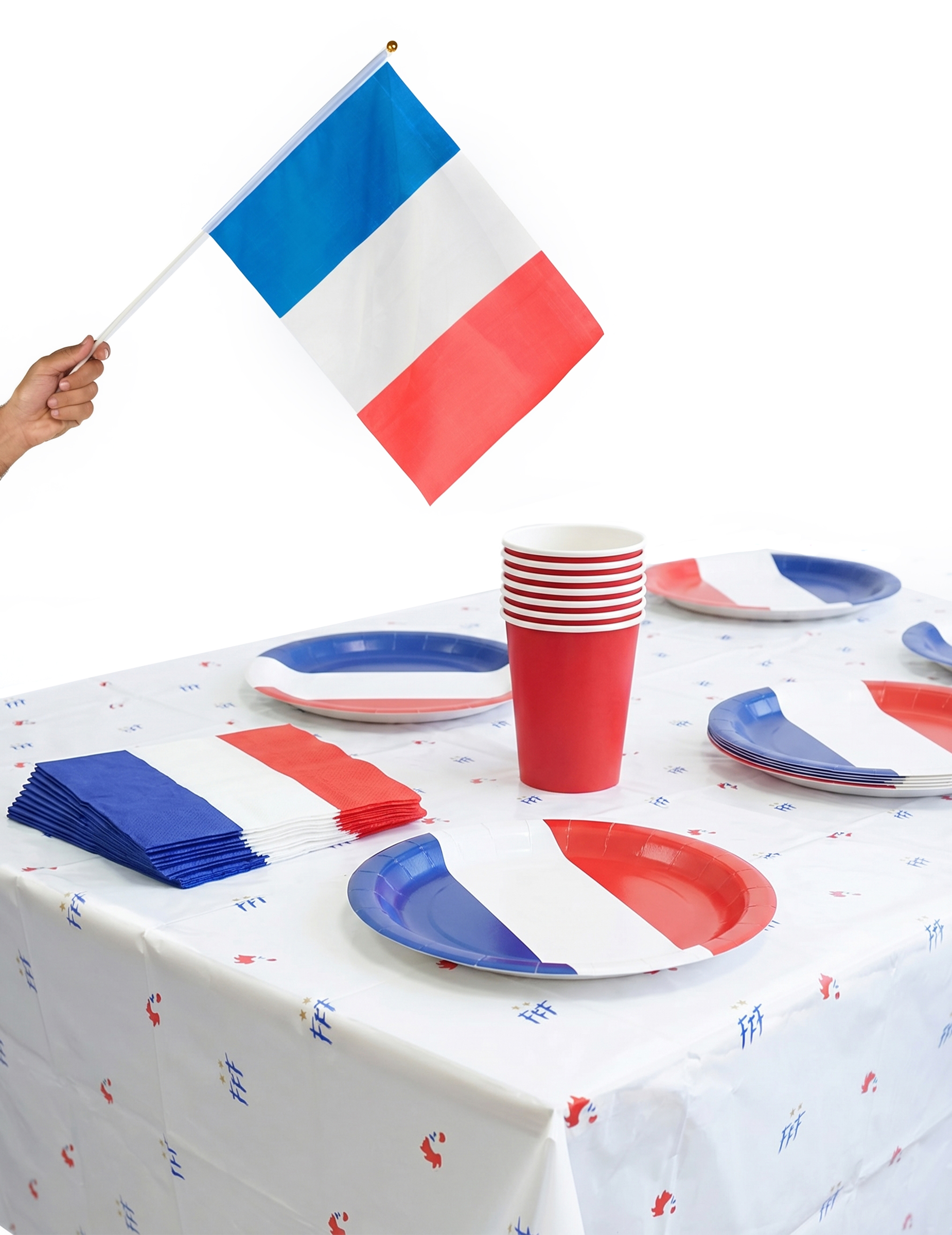 Tischdeko-Set Frankreich Fan Tischdeko-Set Frankreich Fan von BCI