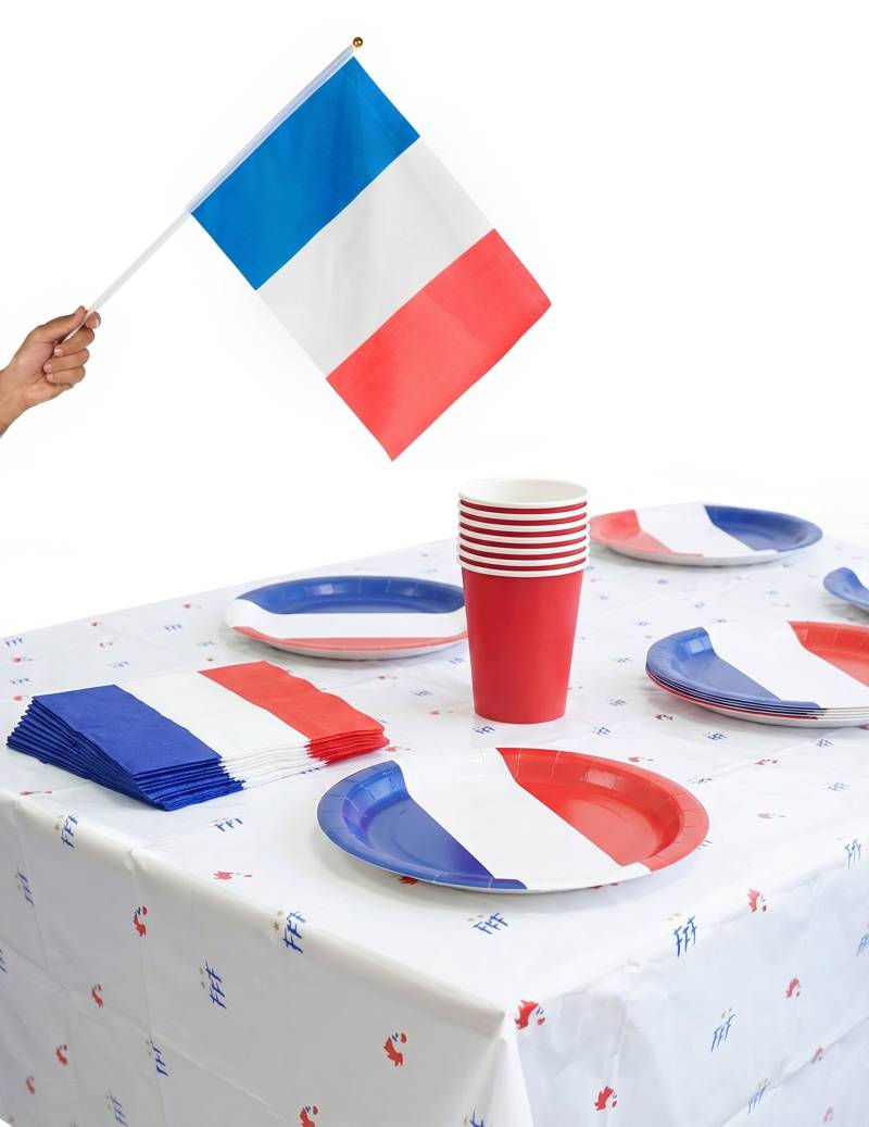 Tischdeko-Set Frankreich Fan Tischdeko-Set Frankreich Fan von BCI