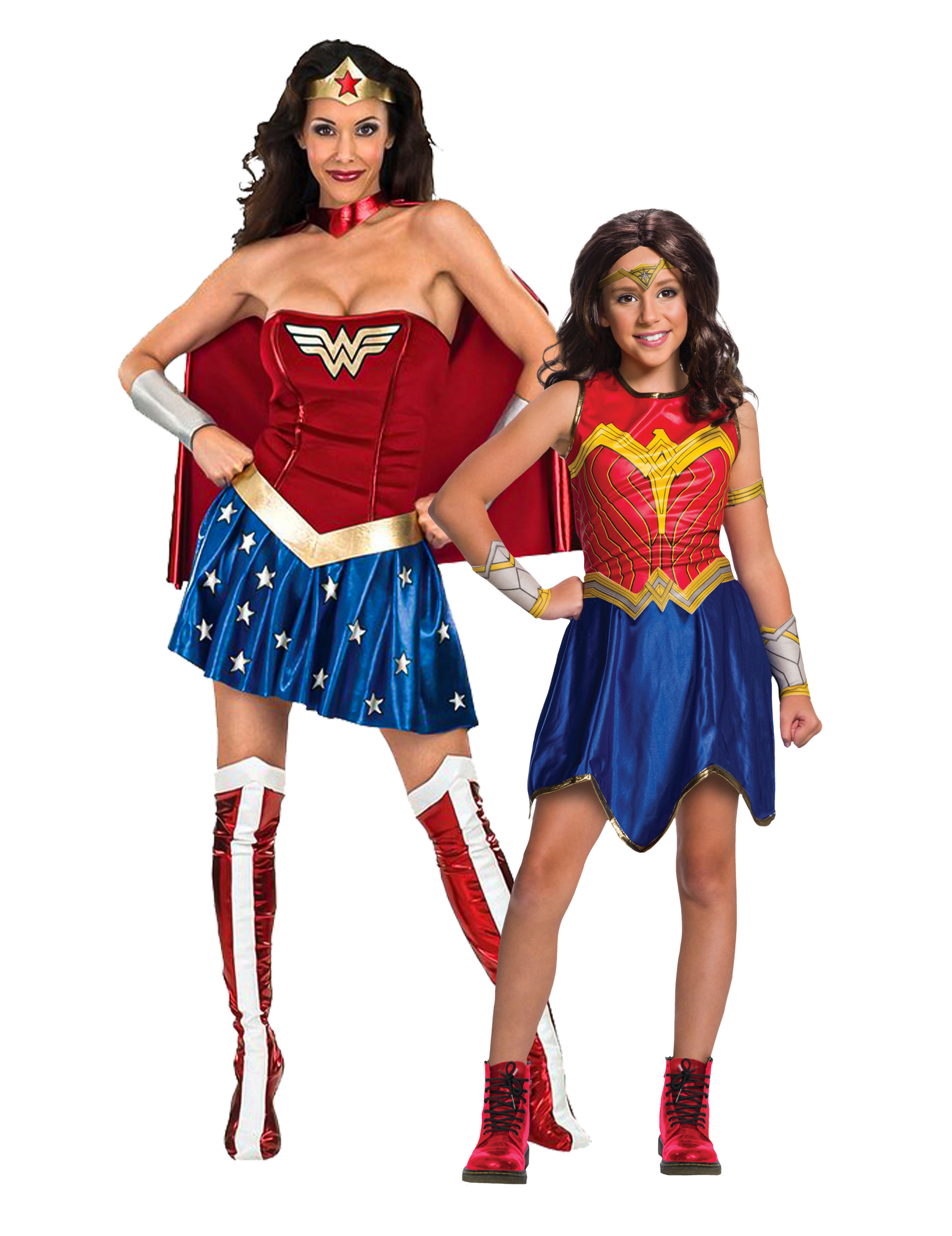 Wonder Woman Paarkostüm Erwachsene und Kind Wonder Woman Paarkostüm Erwachsene und Kind von BCI